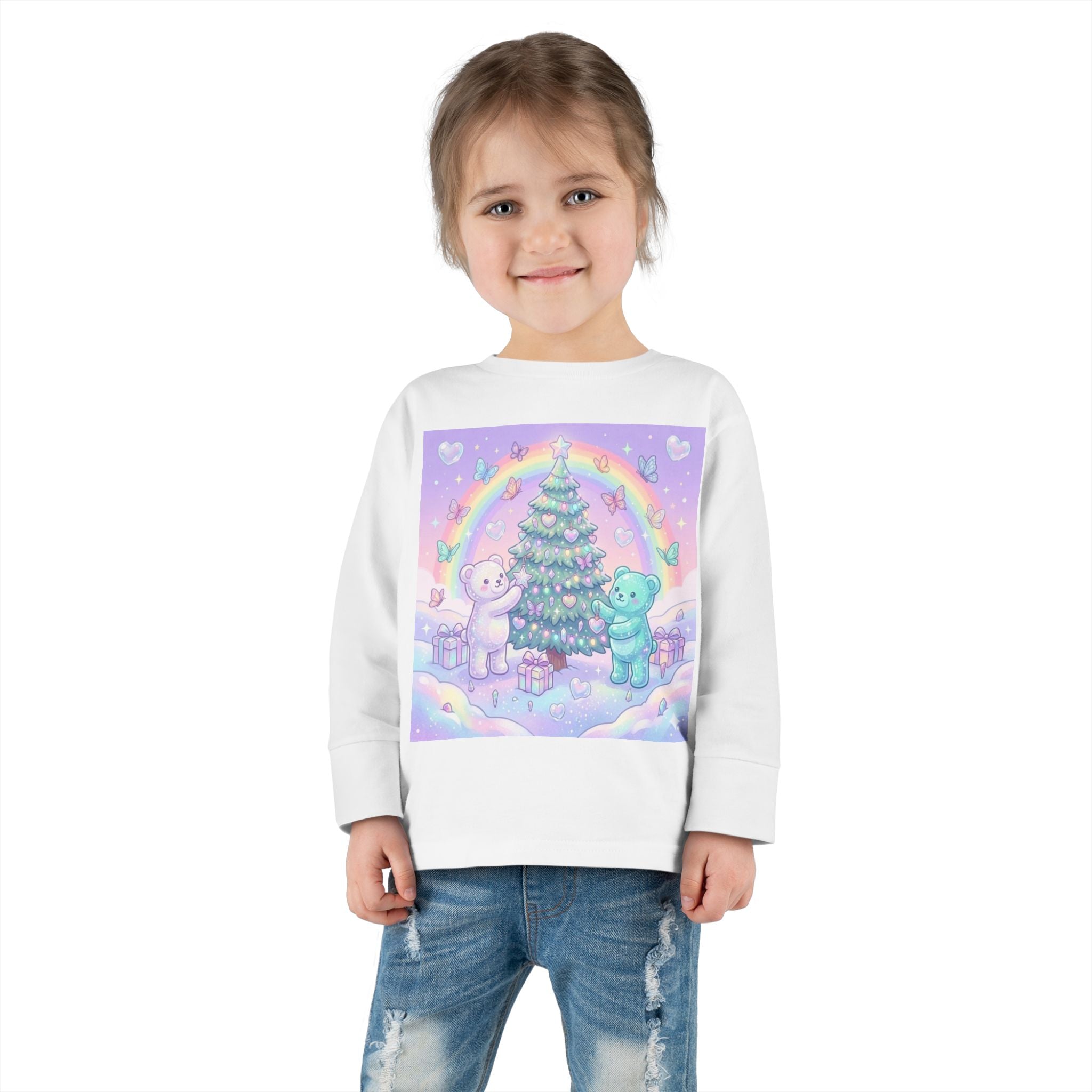 Christmas Tree Holiday Special, Oozy Bear Friends- Graphic Long Sleeve Shirts