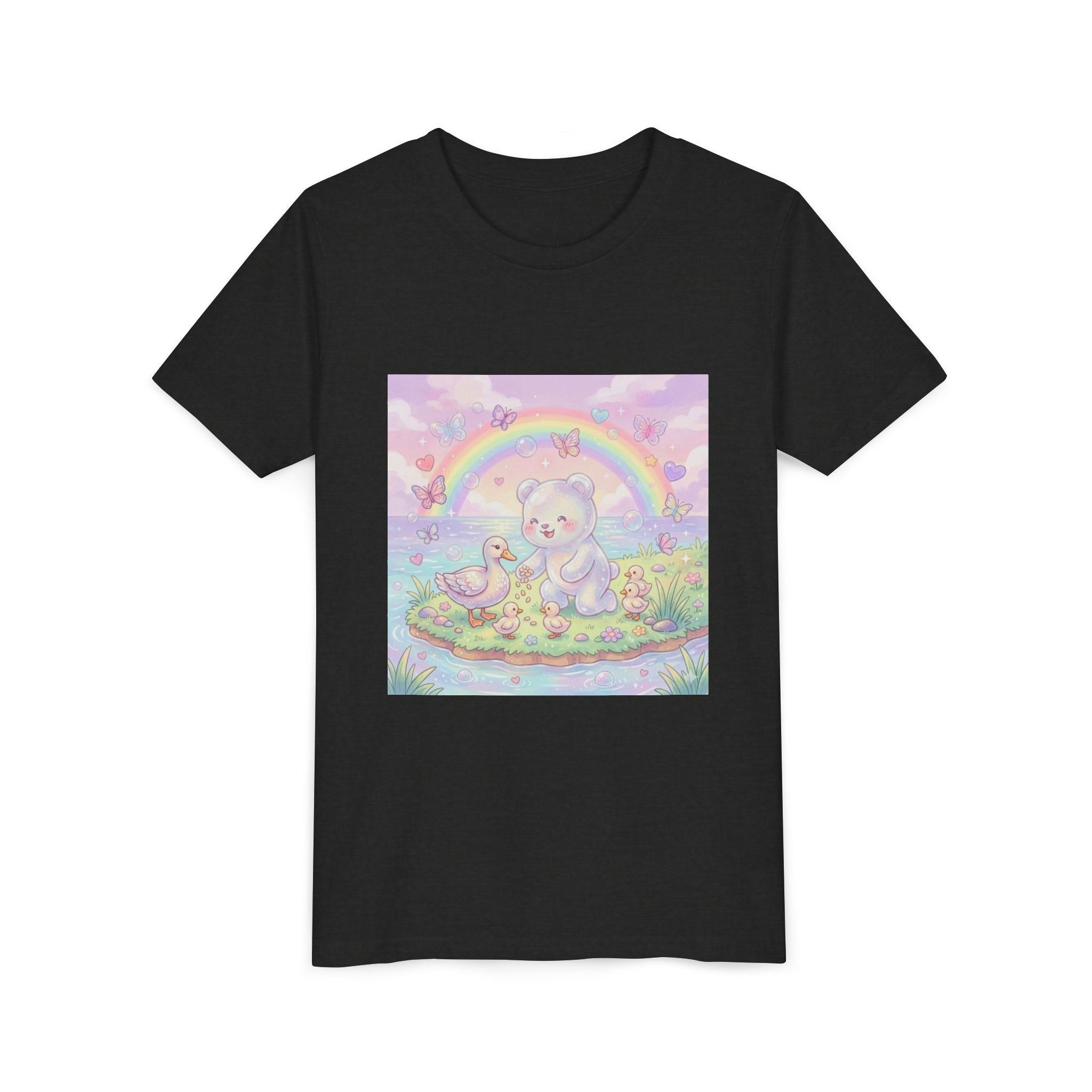 Duck Feeding, Gooey Gummy Friend- Graphic T-Shirt