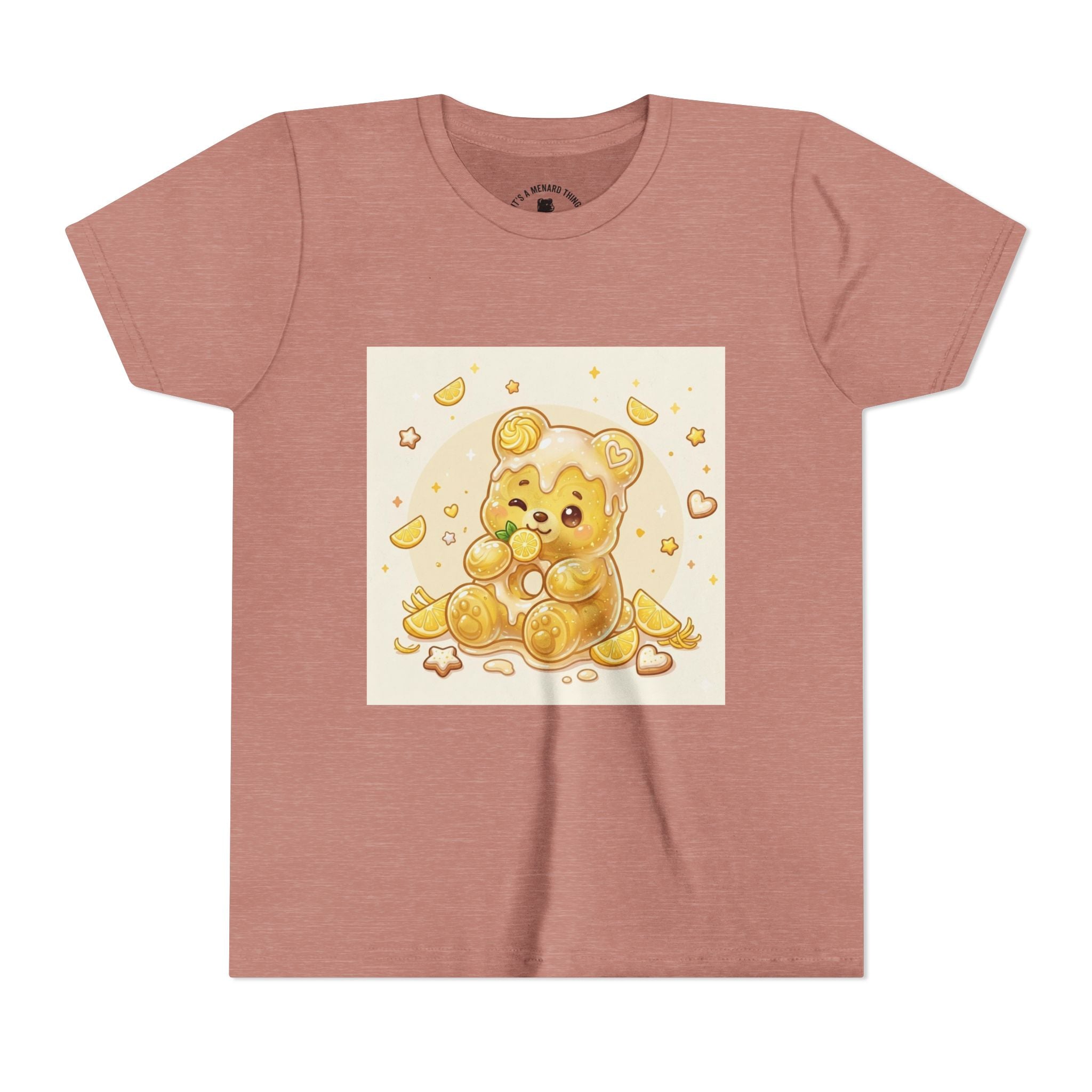 Lemon Bunt Cake Gooey Gummy bear Kids Shirt