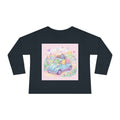 Pastel Car Ride Trip, Oozy Bear Group Friends- Graphic Long Sleeve Shirt