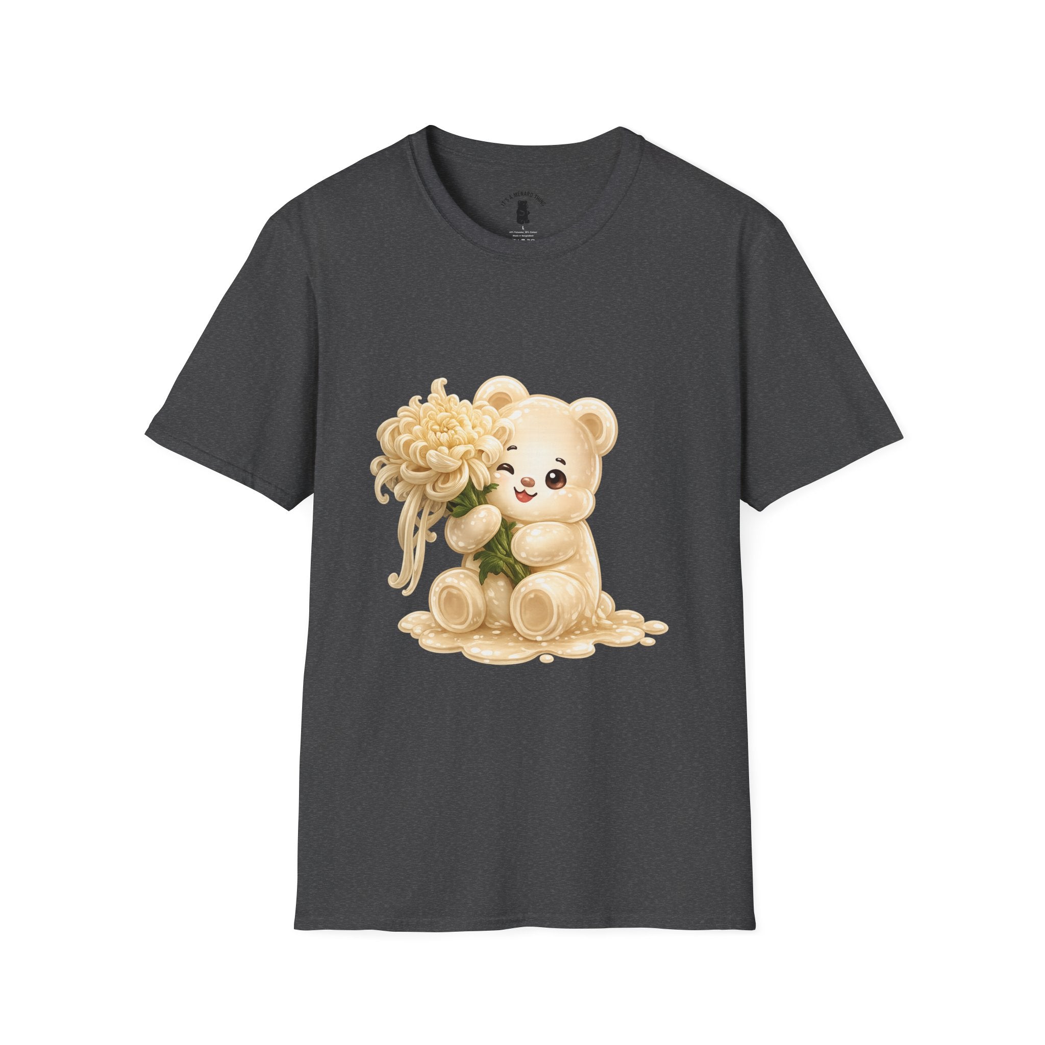 Chrysanthemum Special, Cream Oozy Bear Friend Special Flower Additon- Graphic Shirt