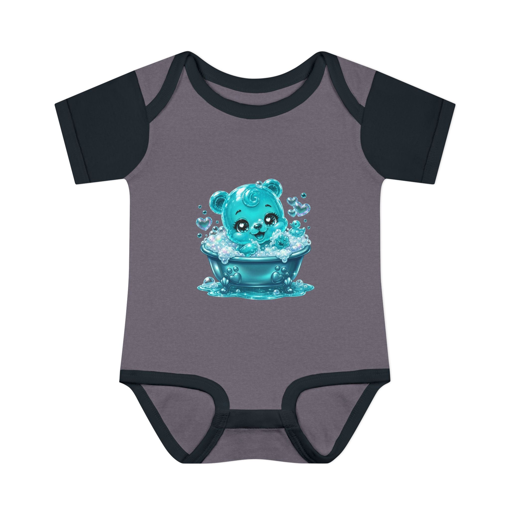 Adorable Bubble Bath Oozy Baby Gummy Bear Cutie Addition- Graphic Onesie