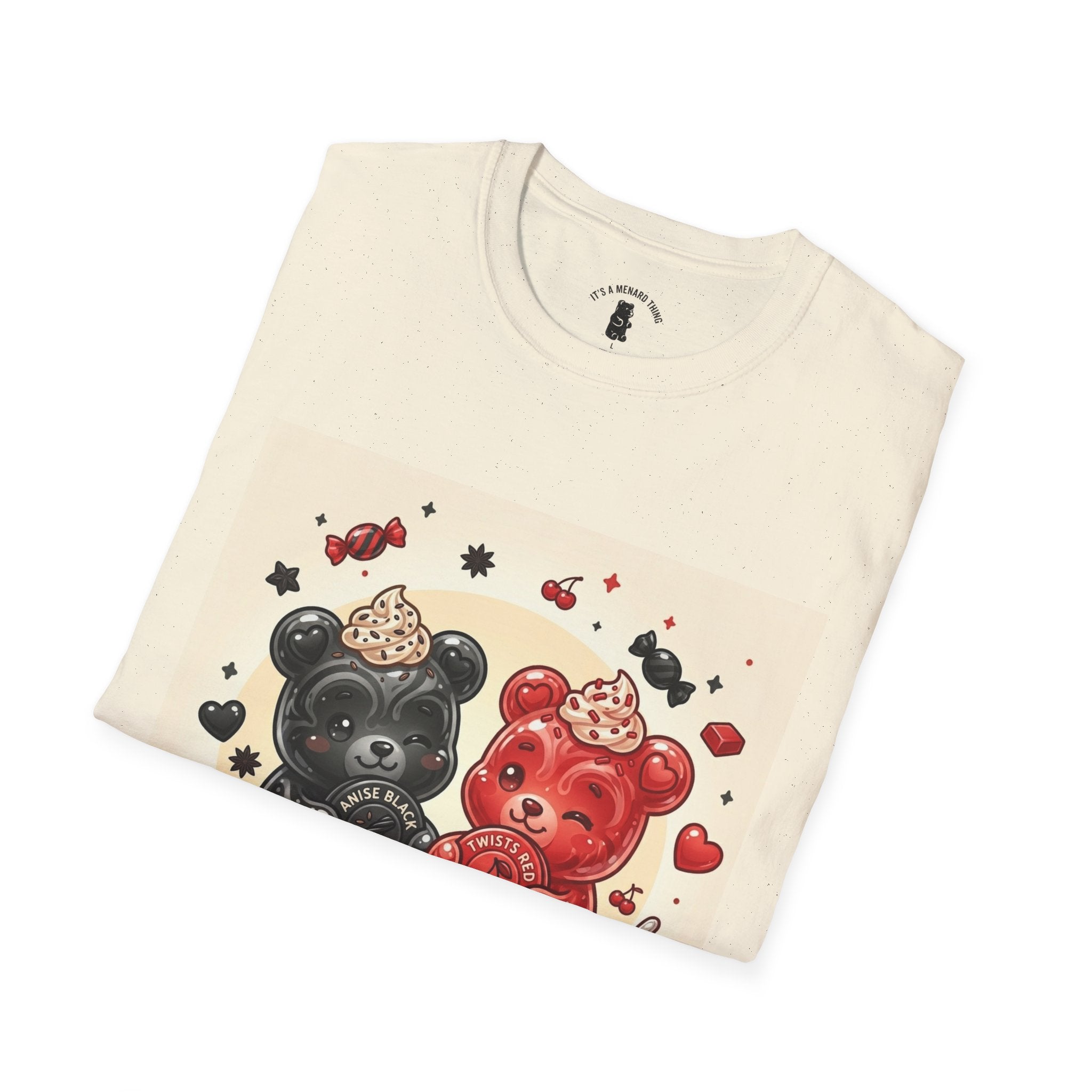 Licorice Twins, Gooey Gummy bears — Kawaii Graphic T-Shirt