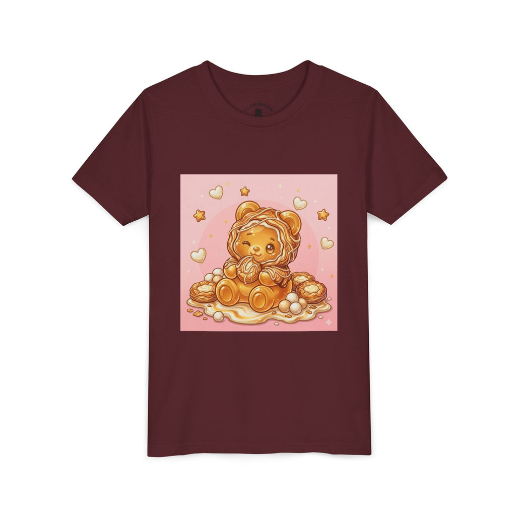 Cheese Danish Gooey Gummy Bear in Puff PJs Graphic Tee