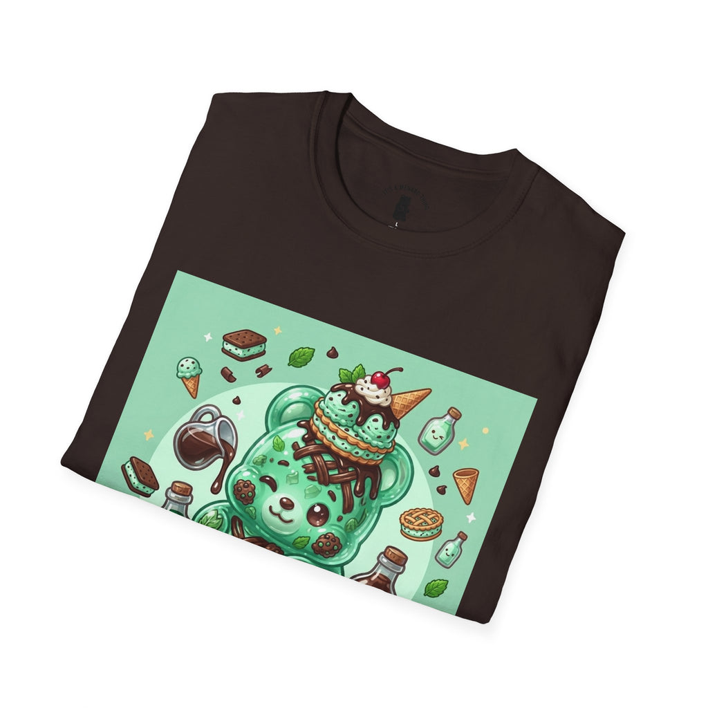 Mint Chip Ice Cream, Exotic Gooey Gummy Bear — Kawaii Graphic Tee