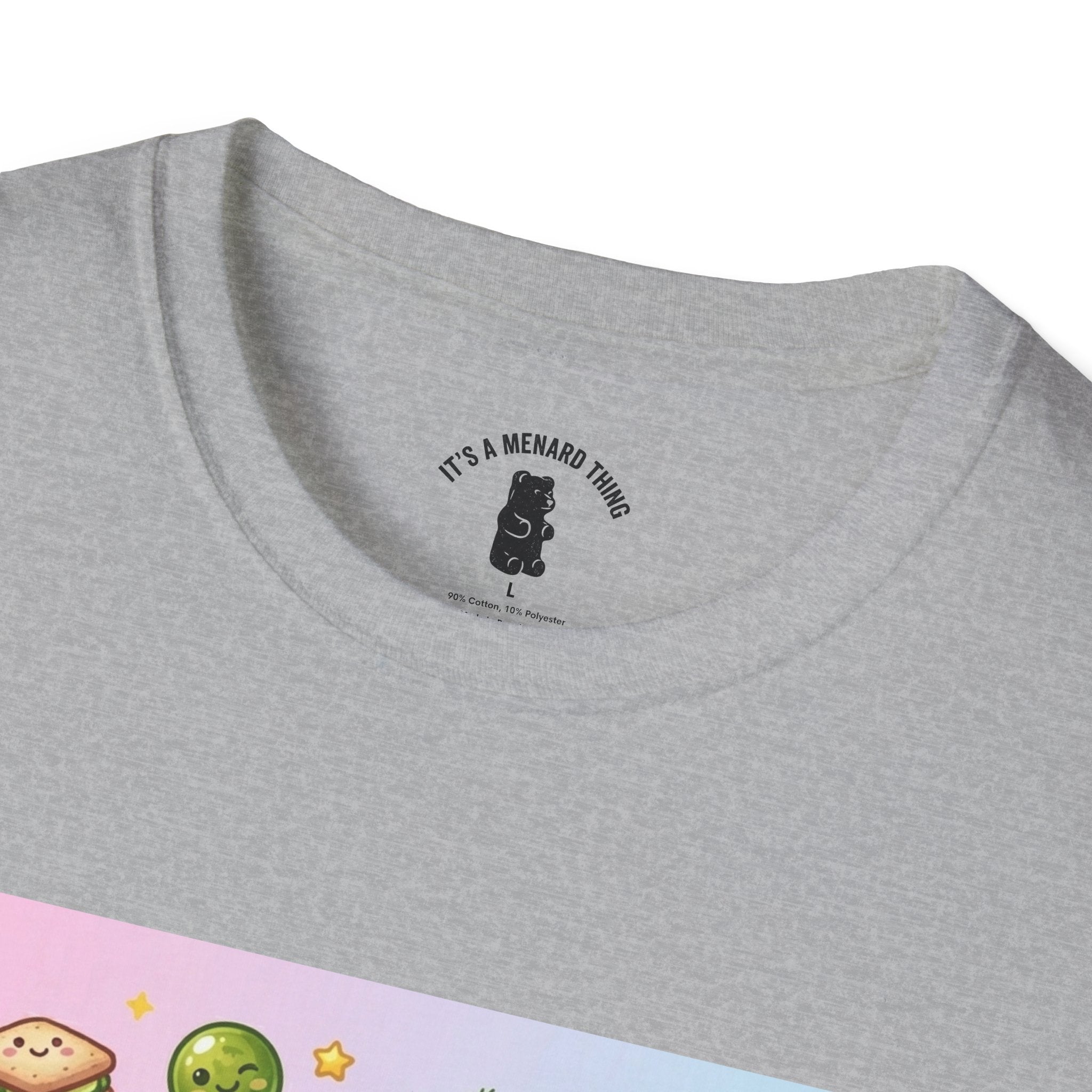 Sour Dill Pickle, Exotic Gooey Gummy Bear — Kawaii Graphic T-Shirt