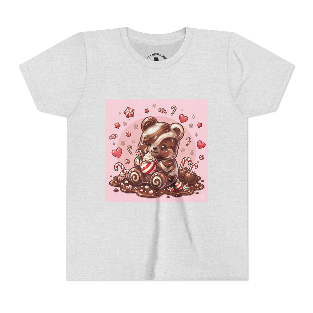 Cute Hot Chocolate Gooey Gummy Bear Holiday Kids Shirt