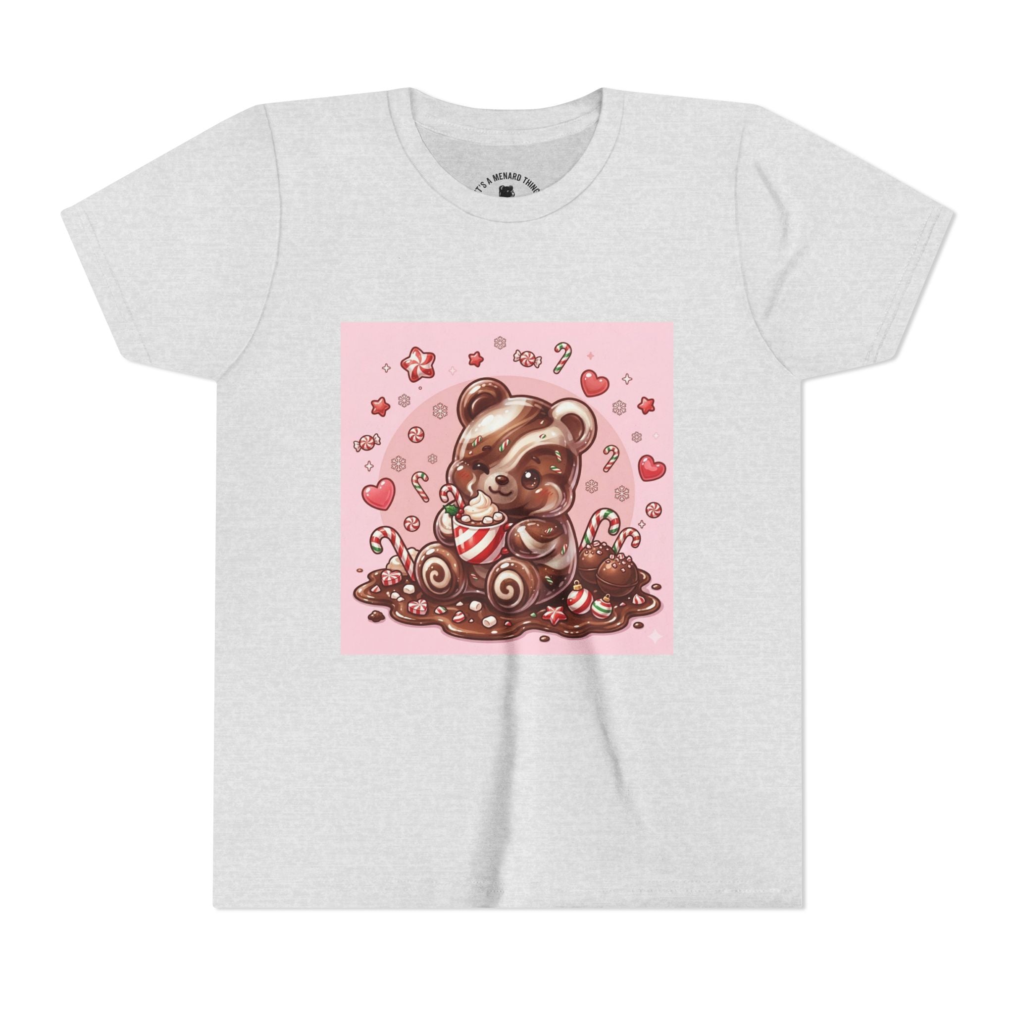 Cute Hot Chocolate Gooey Gummy Bear Holiday Kids Shirt