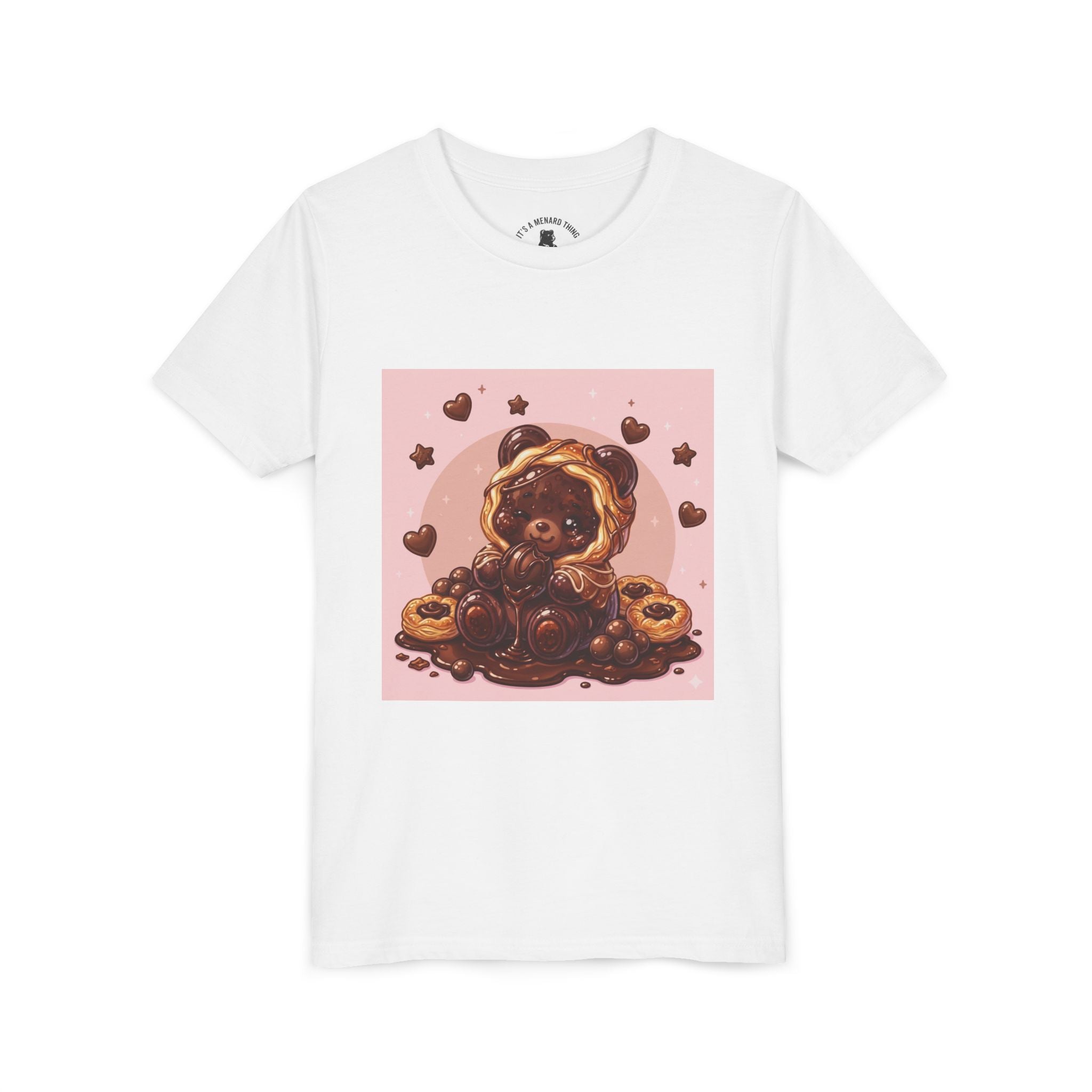 Chocolate Danish Gooey Gummy Bear Cute Kids Shirt