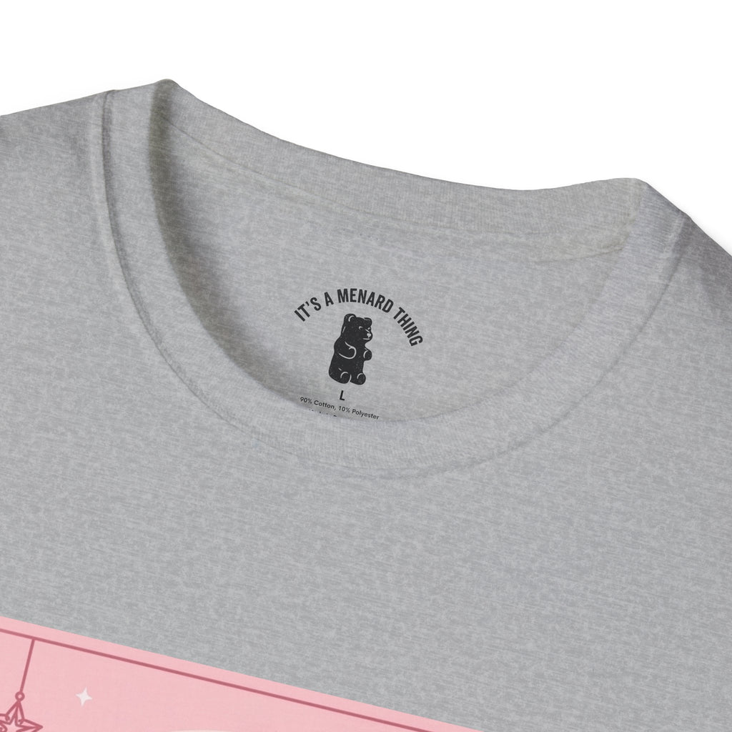 Rose Water Turkish Delight, Pink Gooey Gummy Bear— Kawaii Illustration