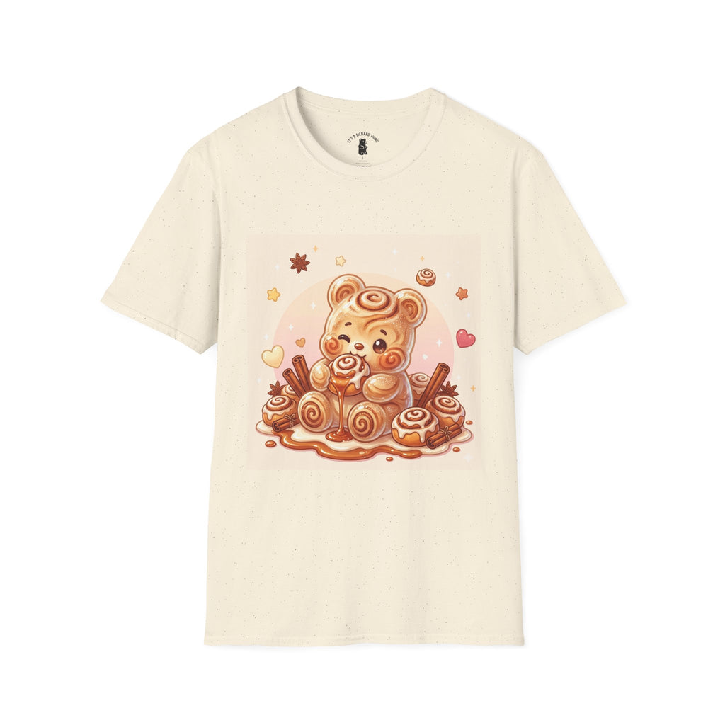 Warm Fresh Baked Cinnamon Rolls, Frosted Gooey Gummy Bears — Cute Cozy Graphic Tee