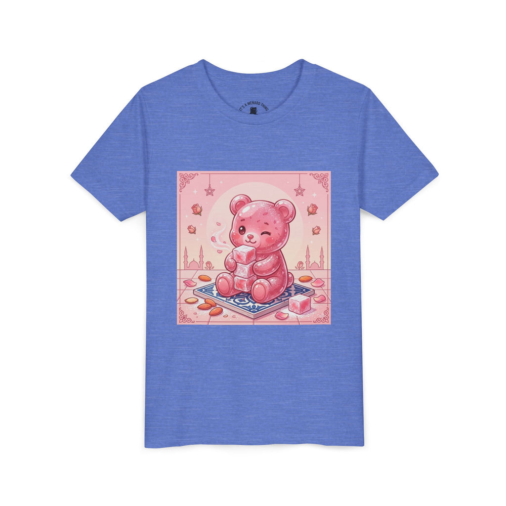 Turkish Delight Rose Water Gooey Gummy Bear- Illustration Youth T-Shirt