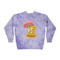Special Orange Drippy Mushroom, Golden Gooey Gummy Bear — Cute Graphic Sweatshirt