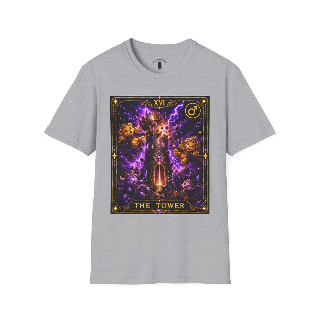 The Tower Tarot Card Oozy Bear Friends Special Addition- Graphic Shirt