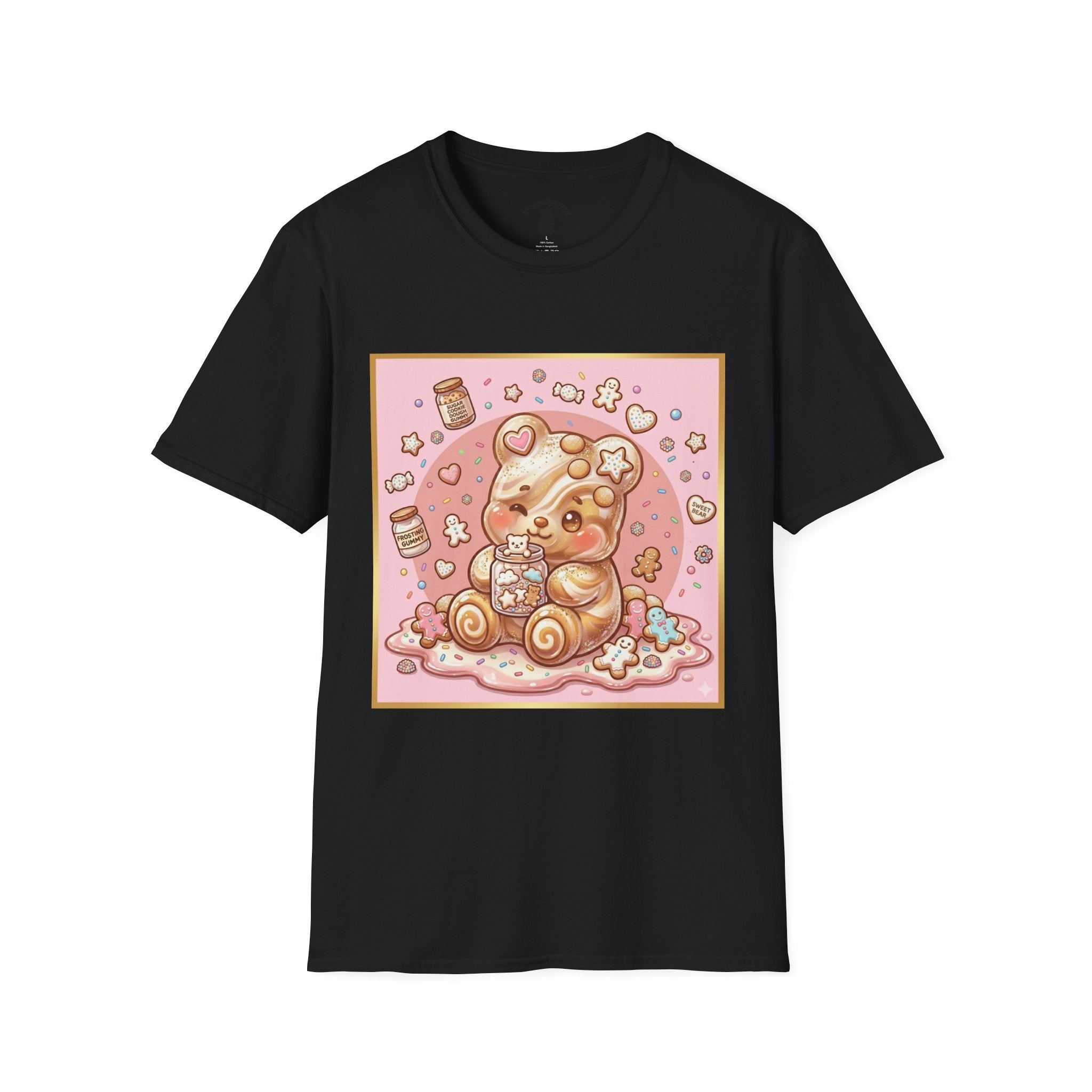 Kawaii Gooey Gummy Bear with Sugar Cookies T-Shirt