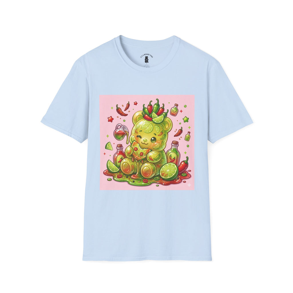 Adorable sweet Chili Lime, Exotic Gooey Gummy Bear— Kawaii Graphic T-Shirt