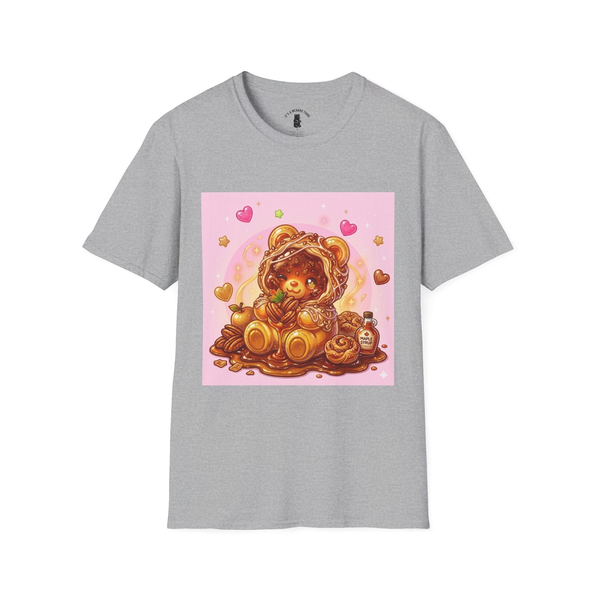 Maple Pecan Danish Gooey Gummy Bear — Kawaii Graphic T-Shirt