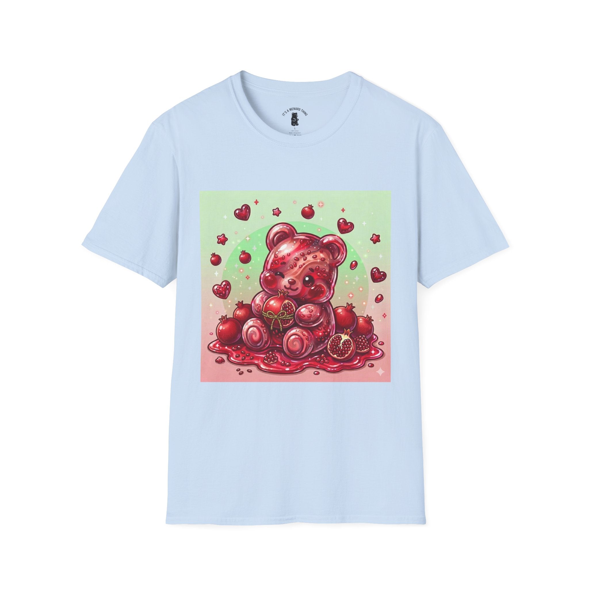 Pomegrante Red Gooey Gummy Bear — Cute Graphic Tee