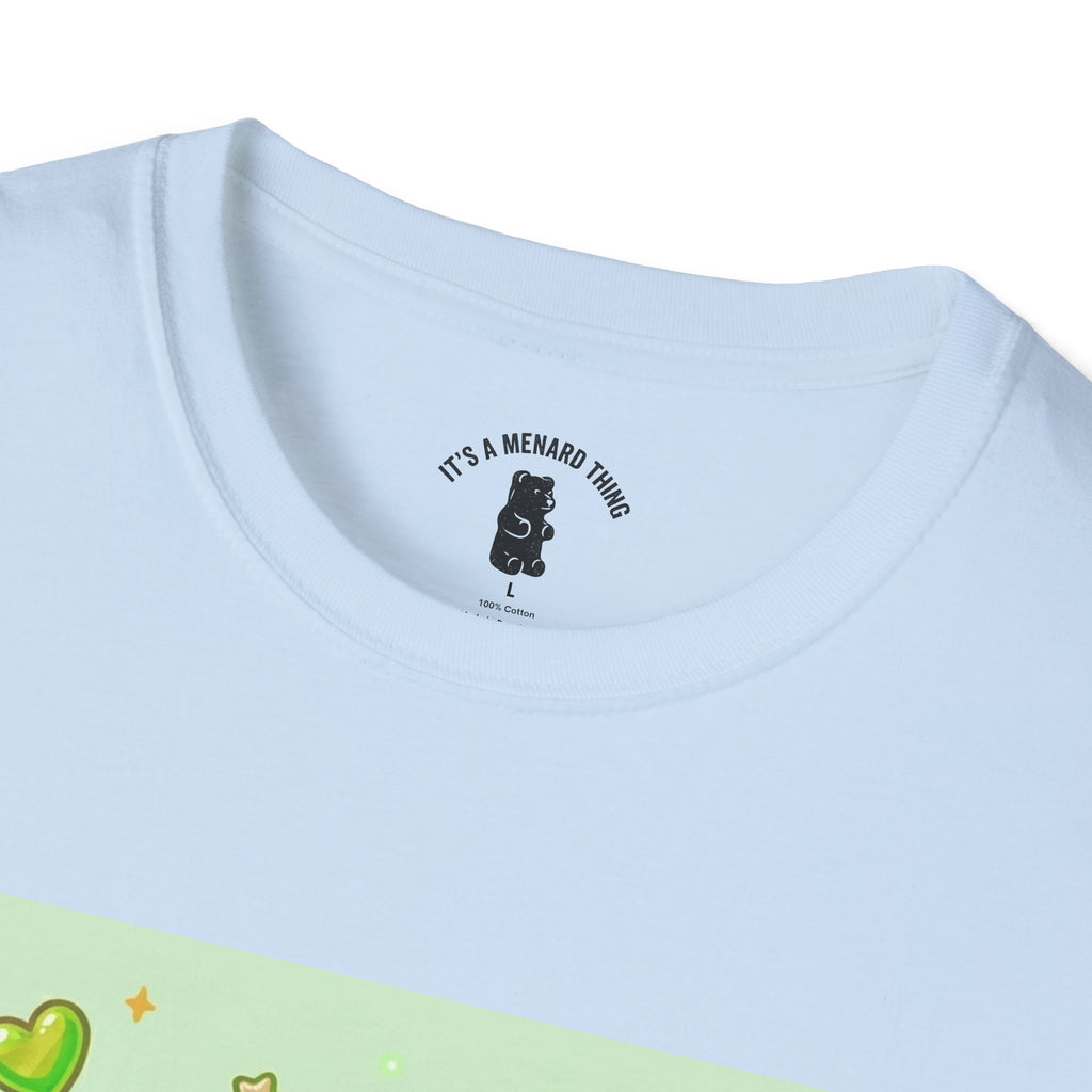 Kiwi Green Gooey Gummy Bear T-Shirt — Cute Graphic Tee
