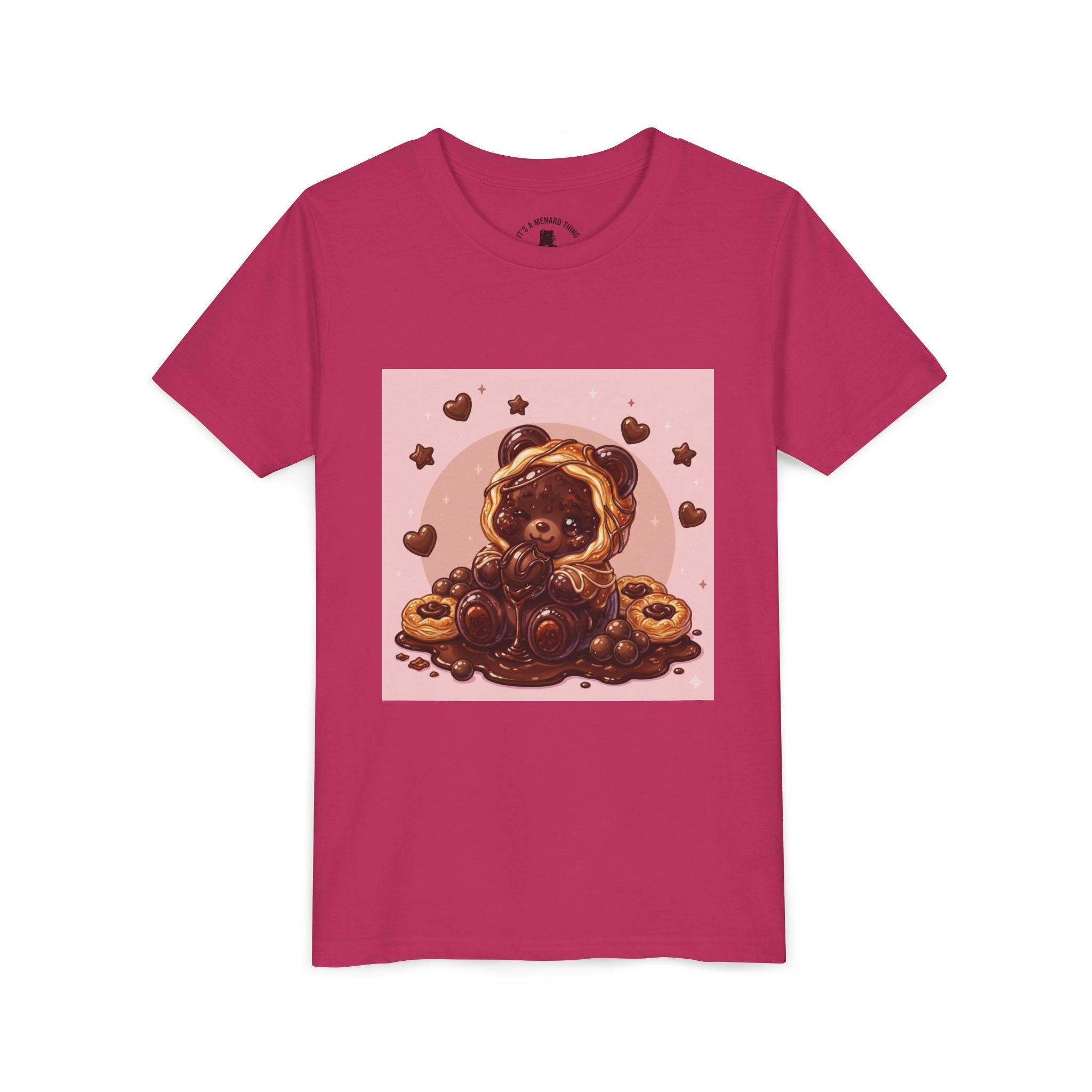 Chocolate Danish Gooey Gummy Bear Cute Kids Shirt
