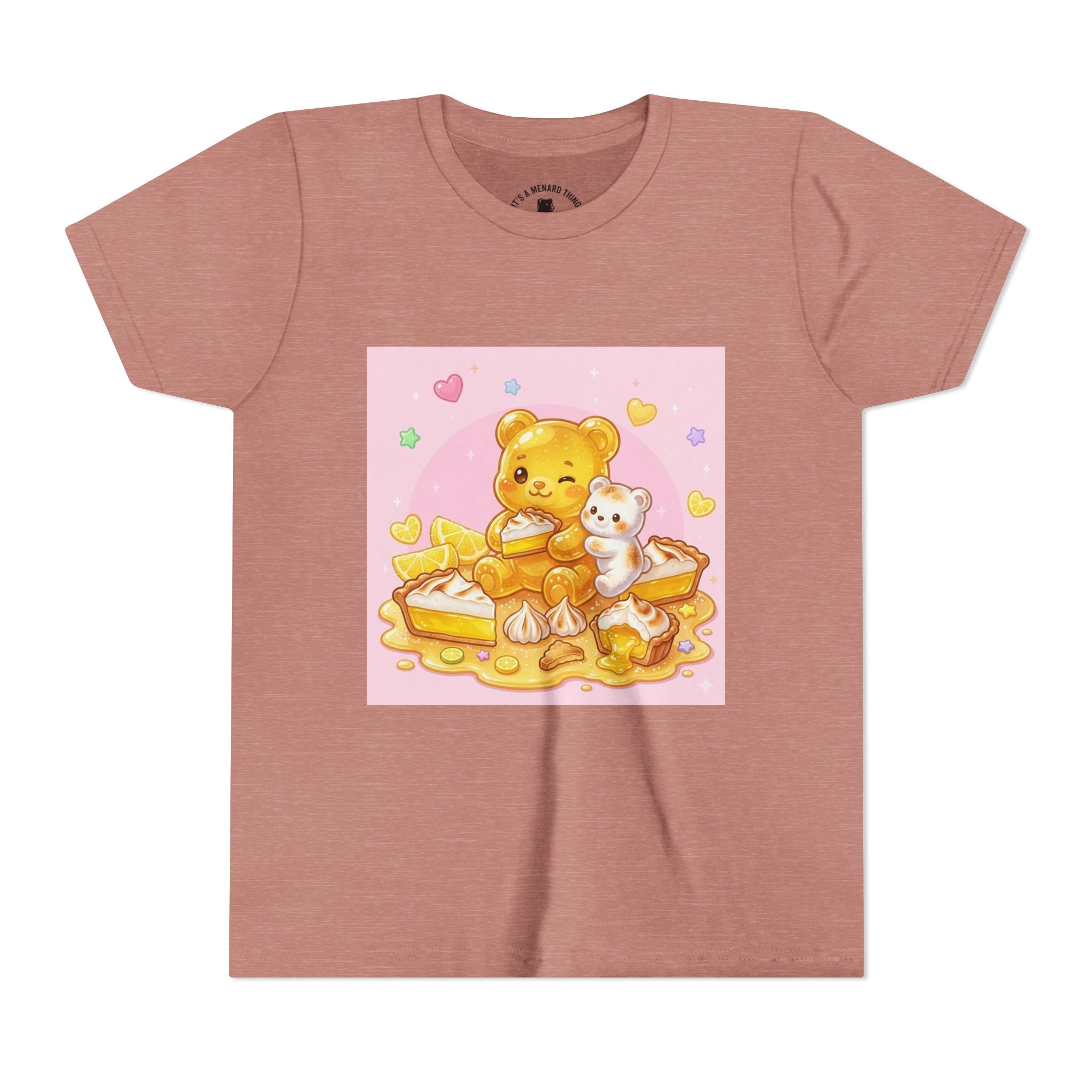 Lemon Meringue Pie Gooey Gummy bear Youth Tee