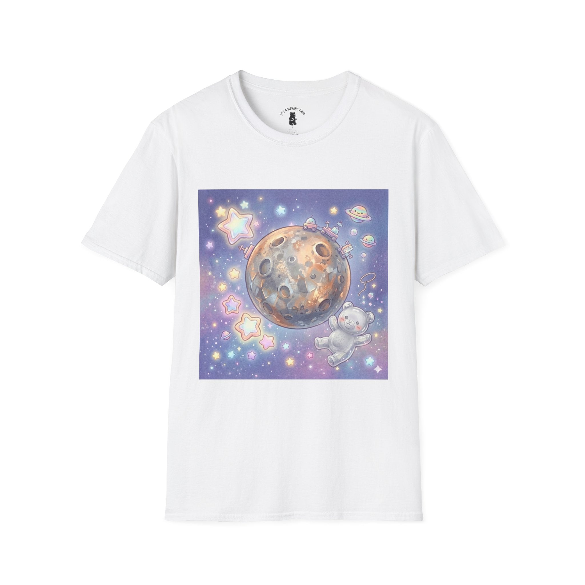 Smart as Me called Mercury Silver crystal Gooey Gummy Bear — Kawaii Graphic T-Shirt