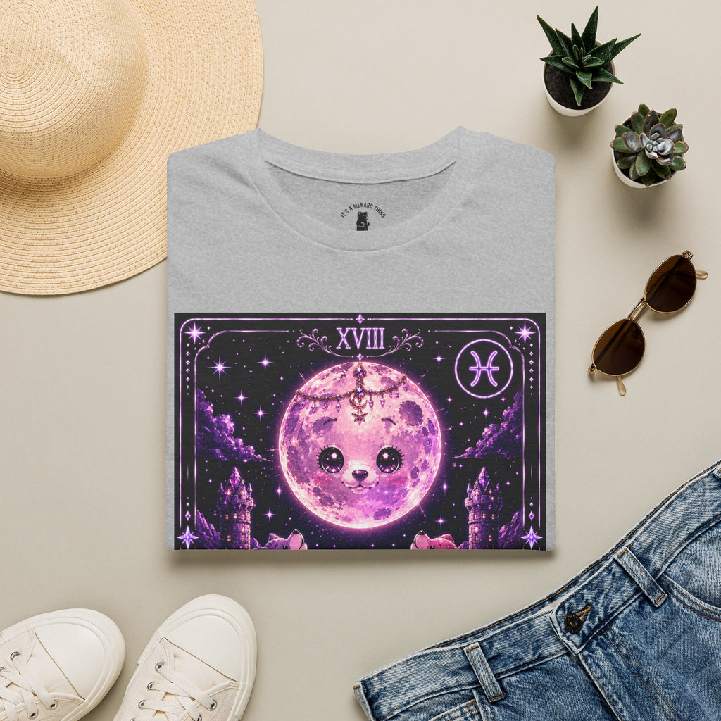 The Moon Tarot Astrological Style Oozy Bear Gummy Friend- Graphic Shirt