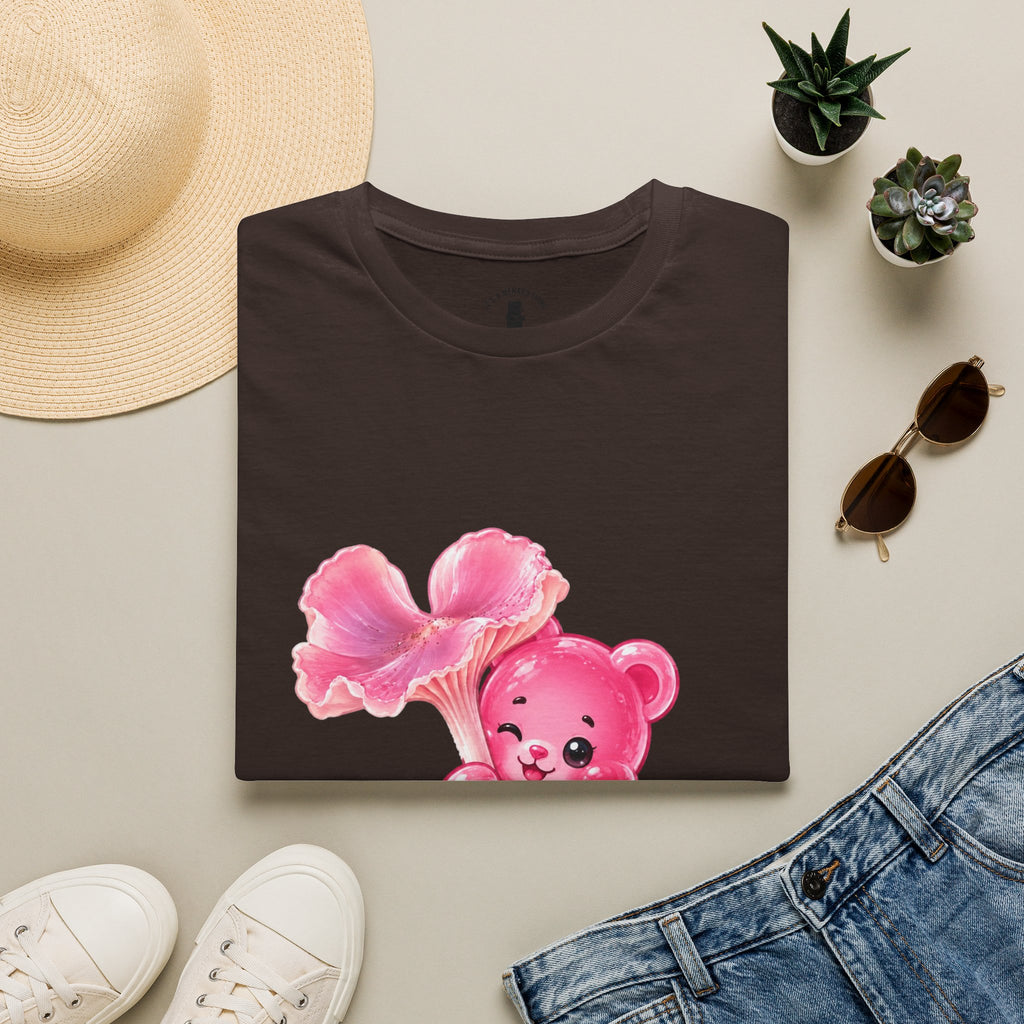 Pink Wax Cap Special Mushroom, Oozy Bear Gummy Friend- Graphic Shirt