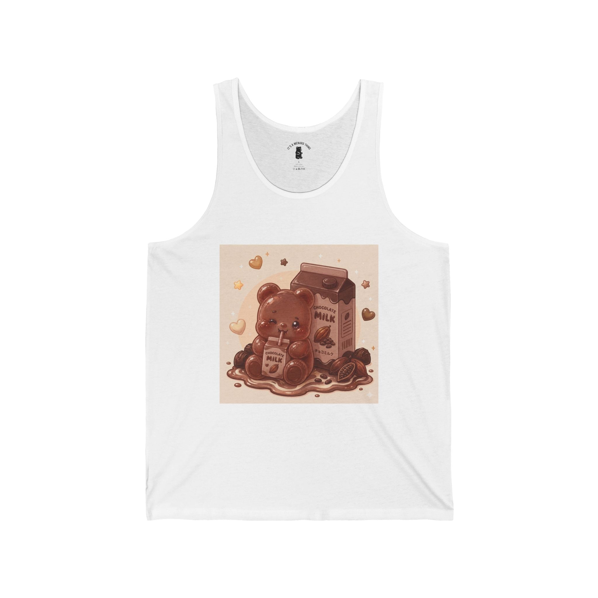 Chocolate Milk & Coco Beans Gooey Gummy Bear — Cute Graphic Tank