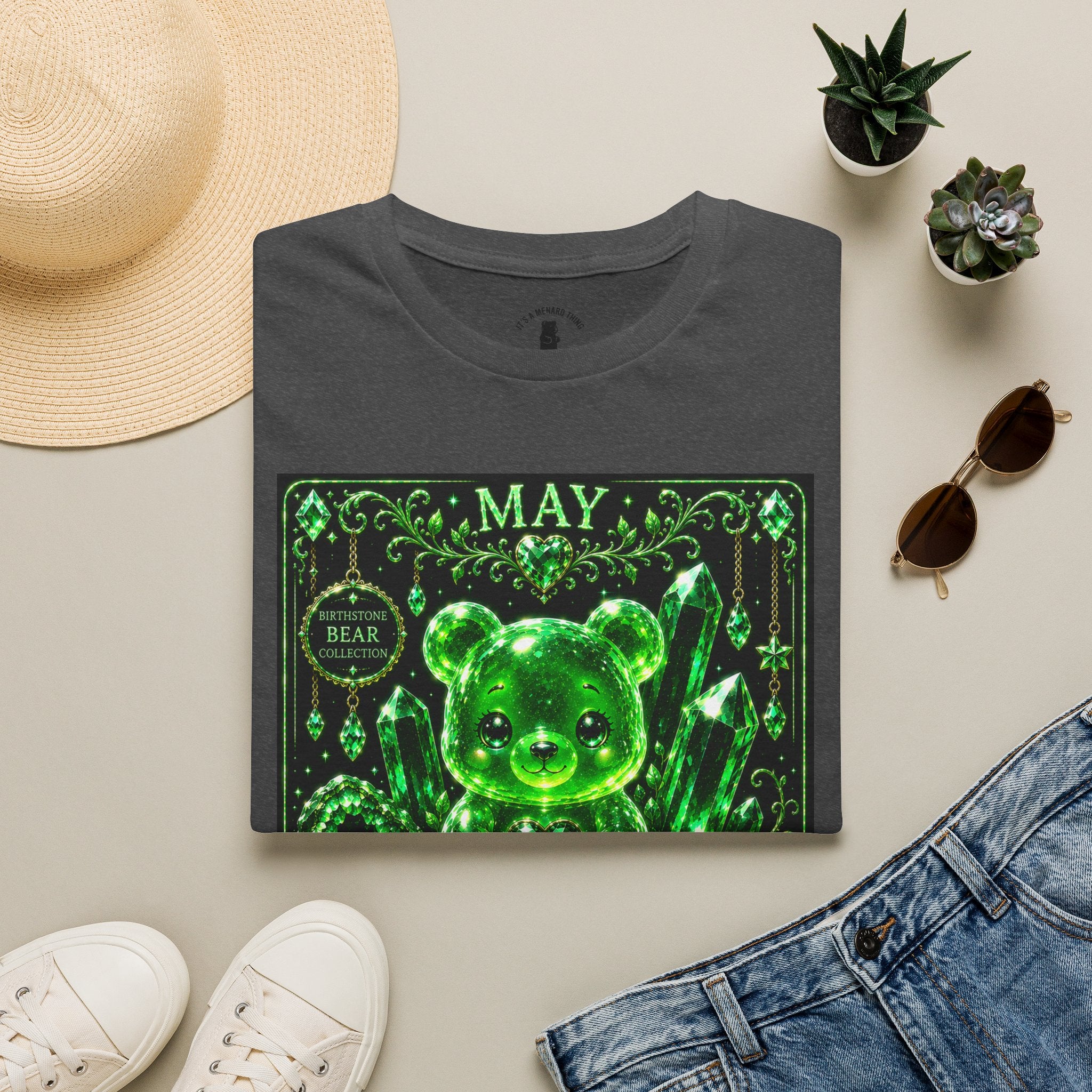 May, Emerald Birthstone Oozy Bear Gummy Special Addition- Graphic Shirt