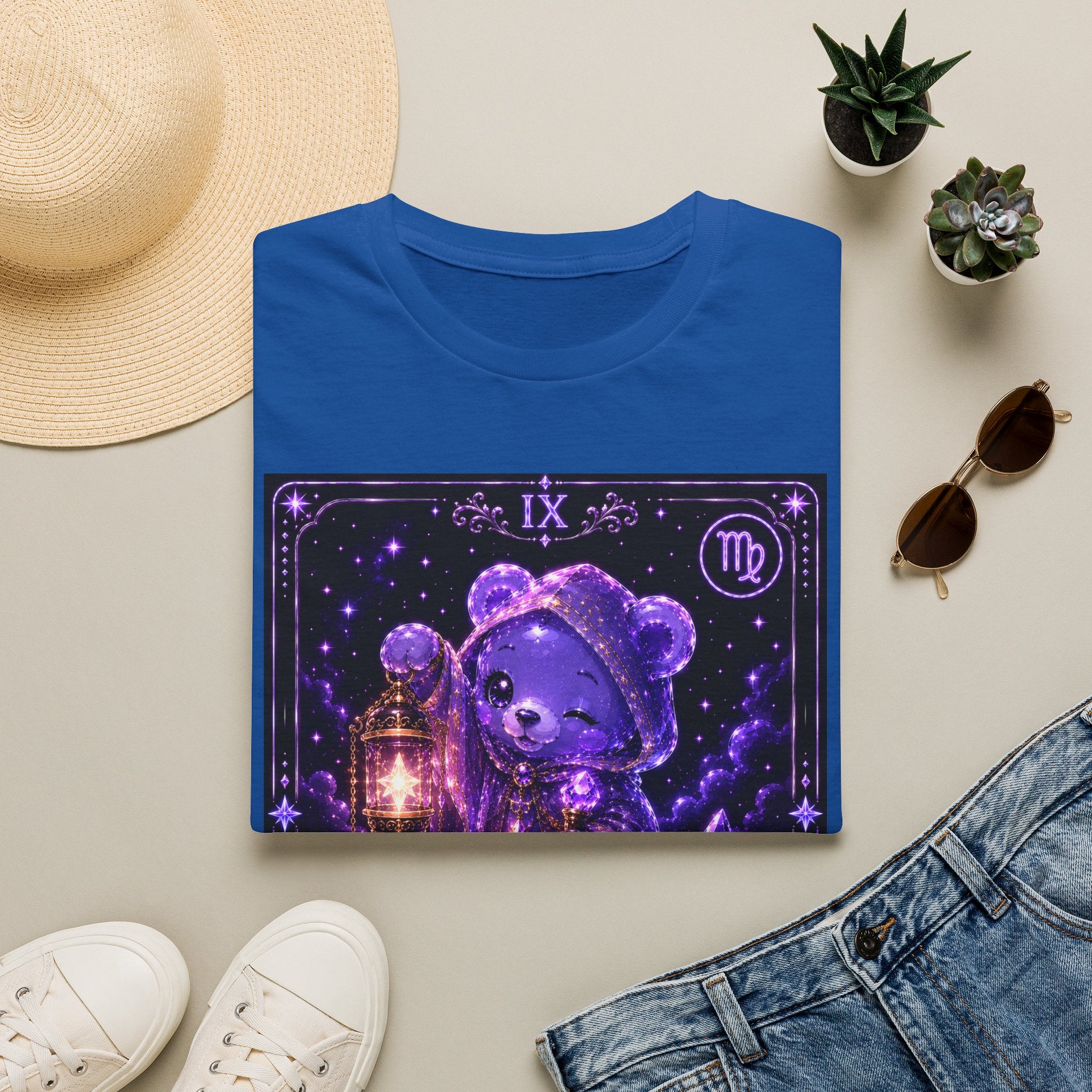 The Hermit Tarot Cosmic Oozy Bear Friend- Graphic Shirt