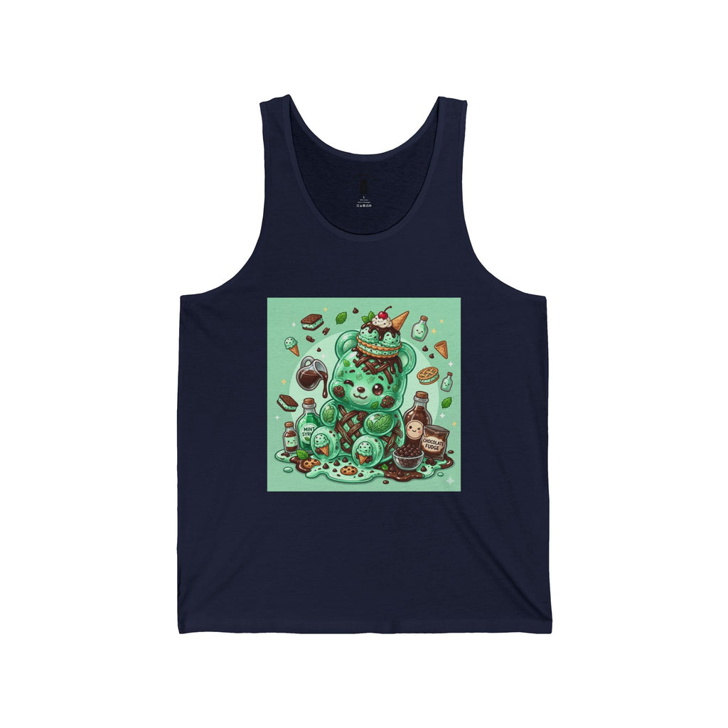 Special Mint Chip Ice Cream Delight, Gooey Gummy Bear — Kawaii Graphic Tank