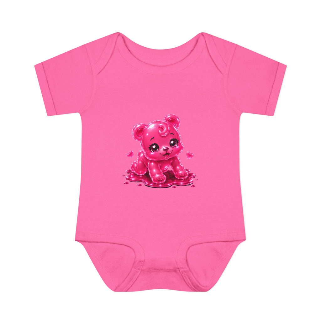 Pink Gummy Bear Infant Bodysuit - Cute Baby Shower Gift