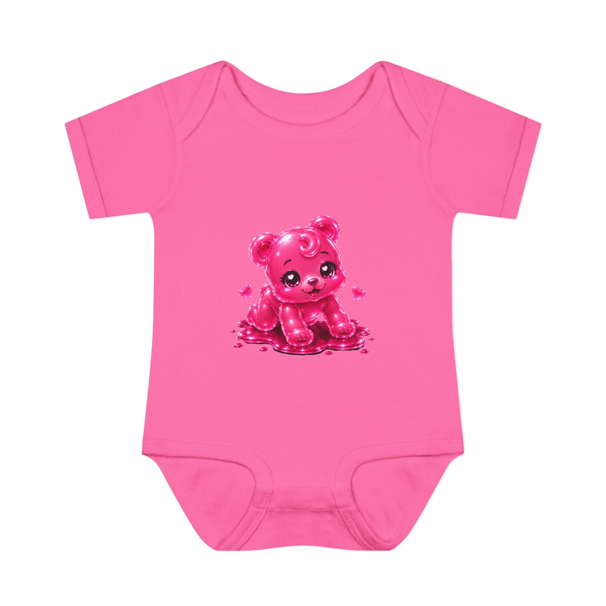 Pink Gummy Bear Infant Bodysuit - Cute Baby Shower Gift