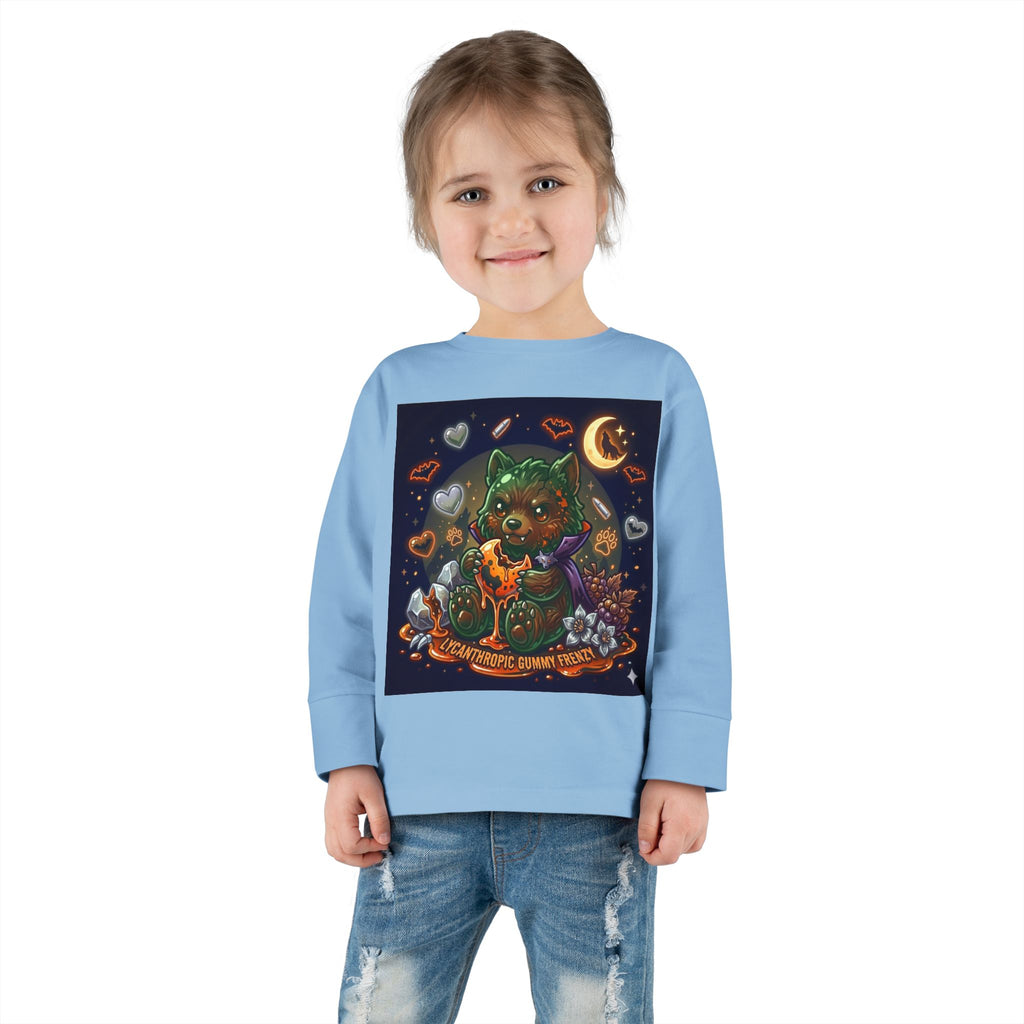 Werewolf Oozy Bear Gummy Halloween Special- Graphic Long Sleeve Shirt