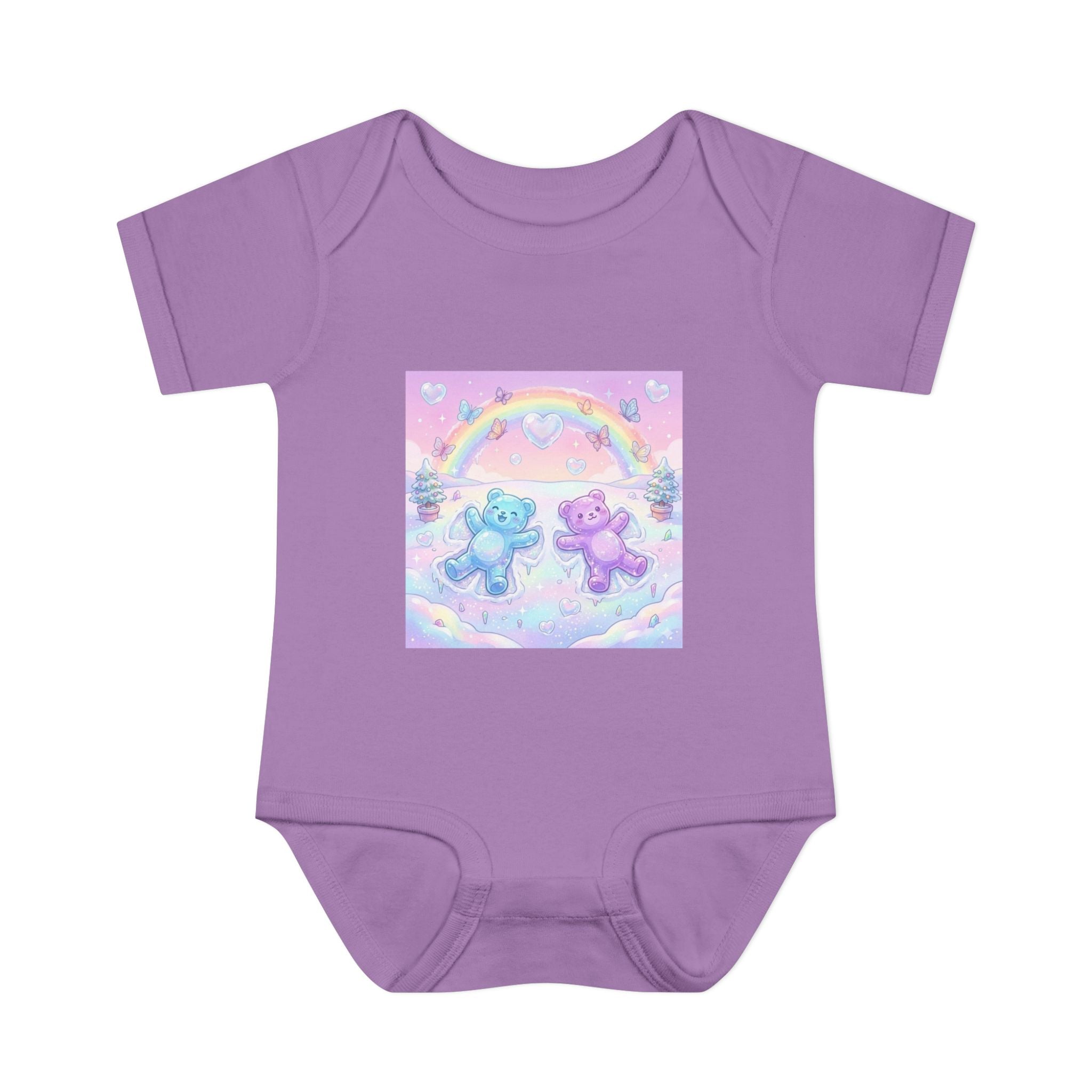 Twin Snow Angel Gooey Gummy Bears Infant Bodysuit — Cute Baby Onesie