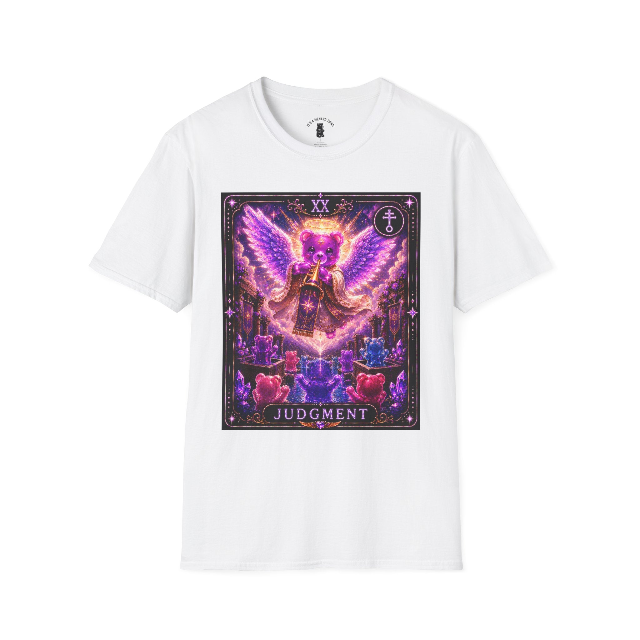 Judgment Tarot Mystic Purple Angel Oozy Bear Gummy Special Addition- Graphic Shirt