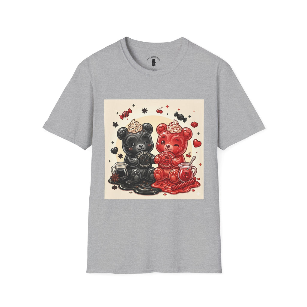 Licorice Twins, Gooey Gummy bears — Kawaii Graphic T-Shirt