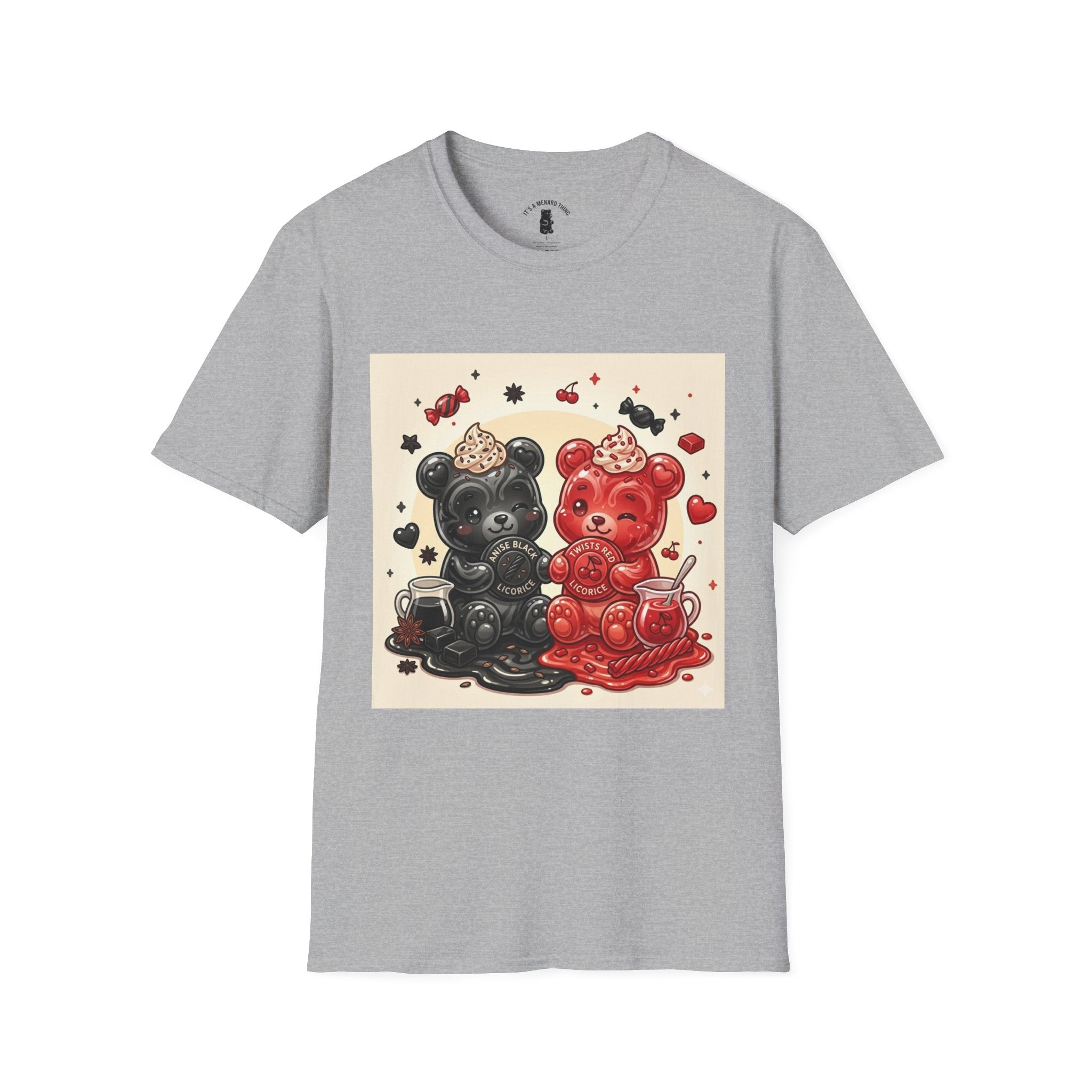 Licorice Twins, Gooey Gummy bears — Kawaii Graphic T-Shirt