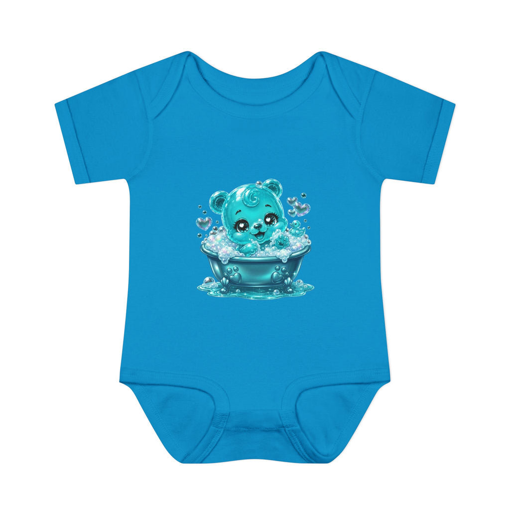 Adorable Bubble Bath Oozy Baby Gummy Bear Cutie Addition- Graphic Onesie