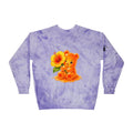 Hibiscus Sunrise, Orange Gooey Gummy Bear friend- Kawaii Graphic Sweatshirt