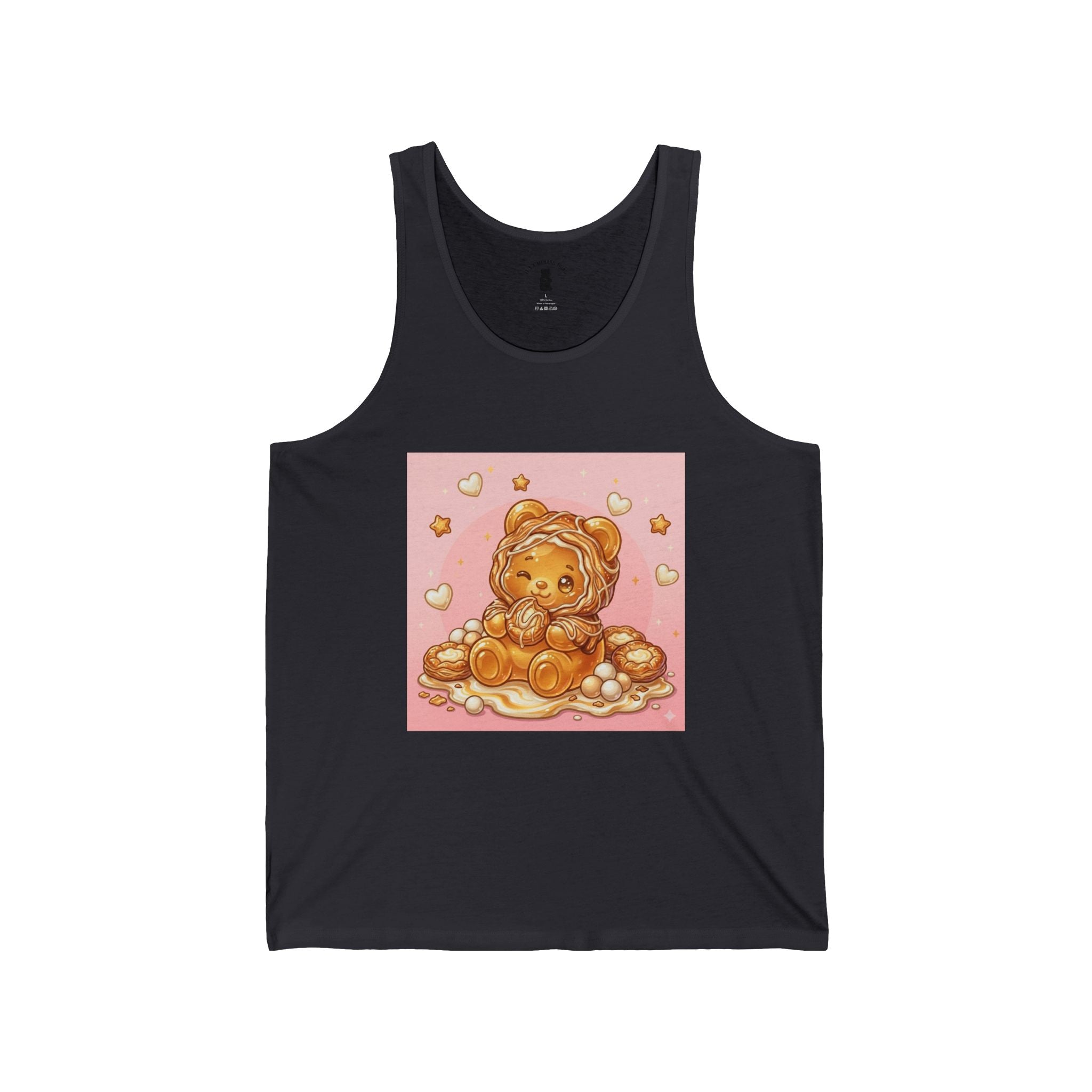 Special Cheese Danish, Puff Pastry PJ Gooey Gummy Bear — Kawaii Graphic Tank Top