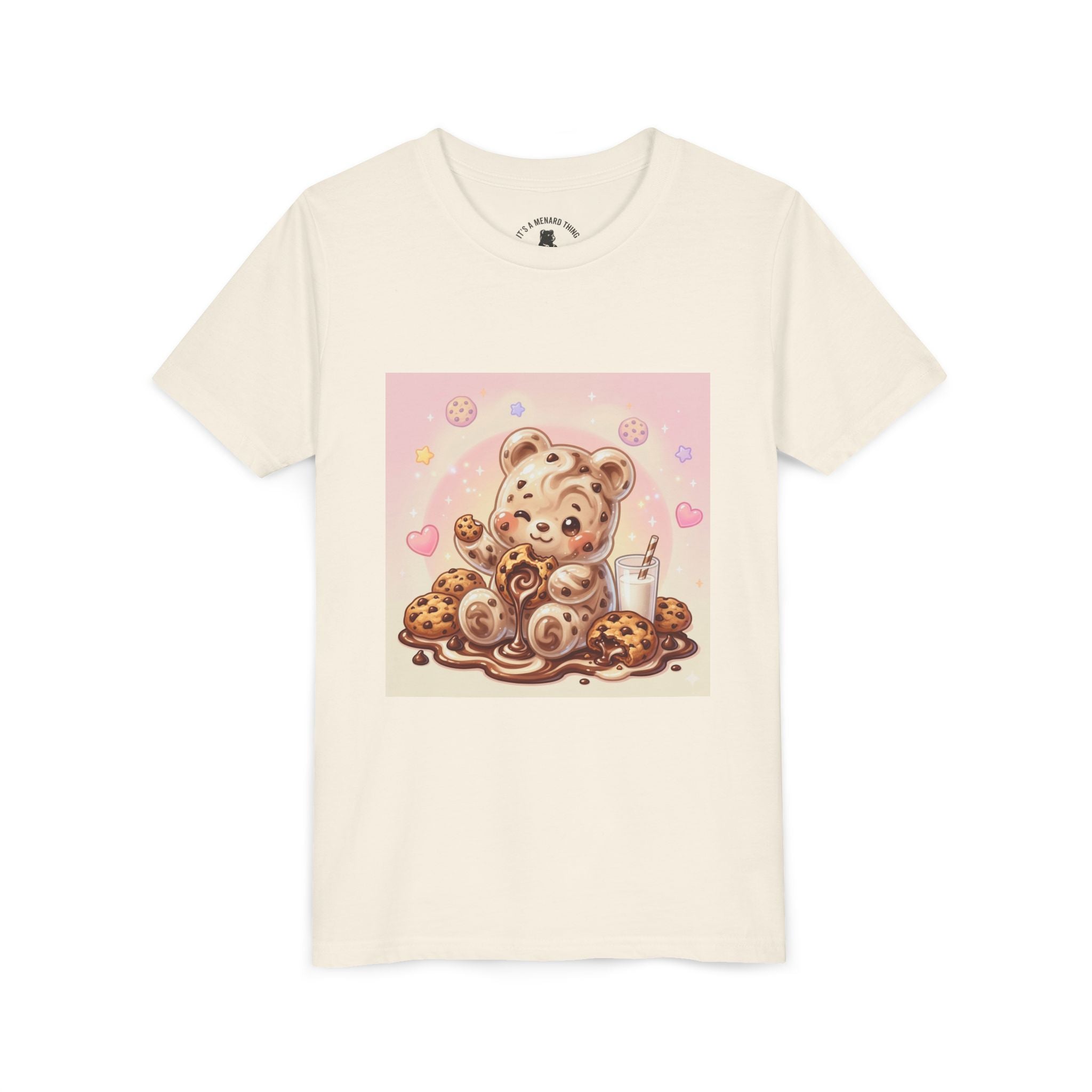 Cookies & Milk Gooey Fudge Gummy Bear Graphic Shirt