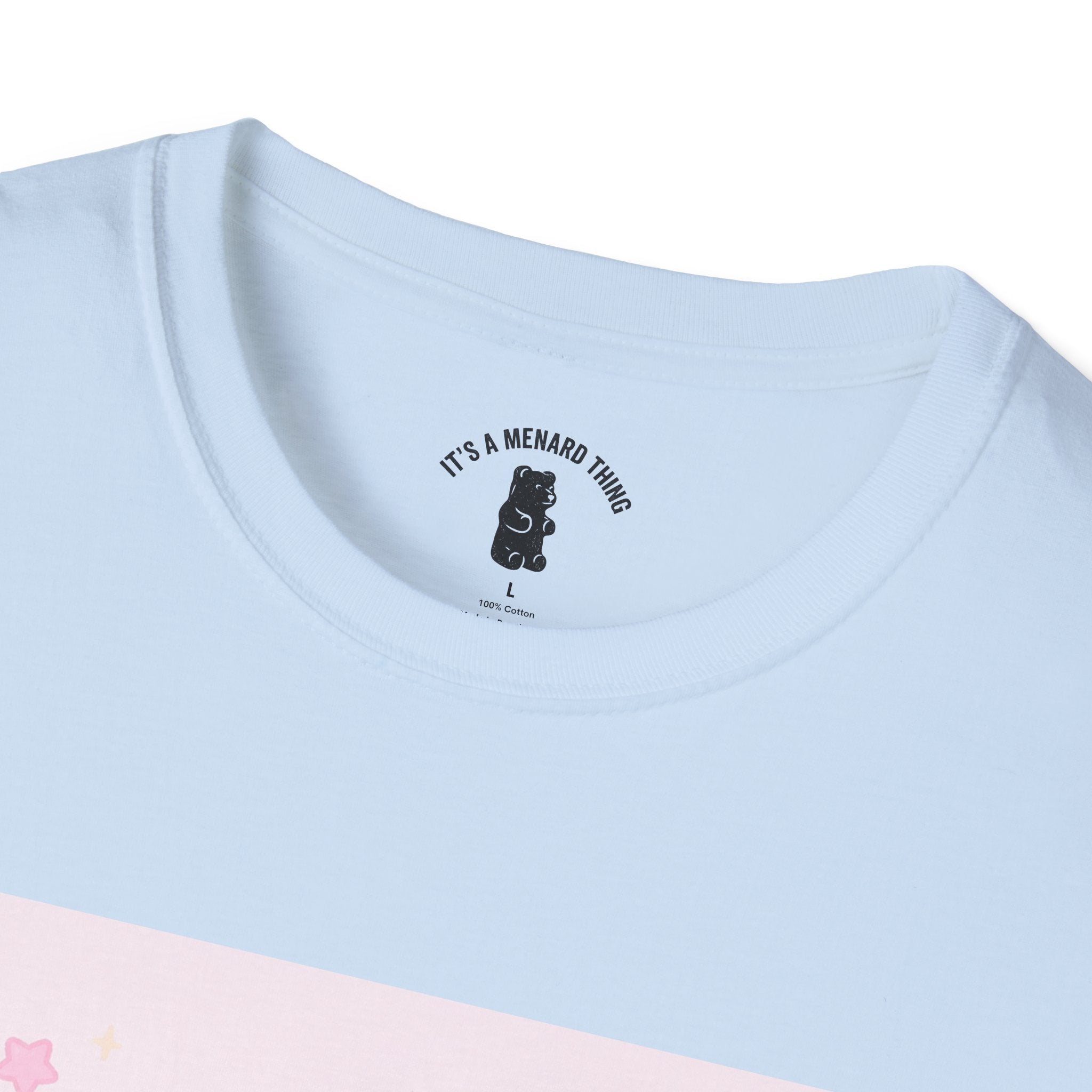 Crying Pink Gooey Gummy Bear- Graphic Tee