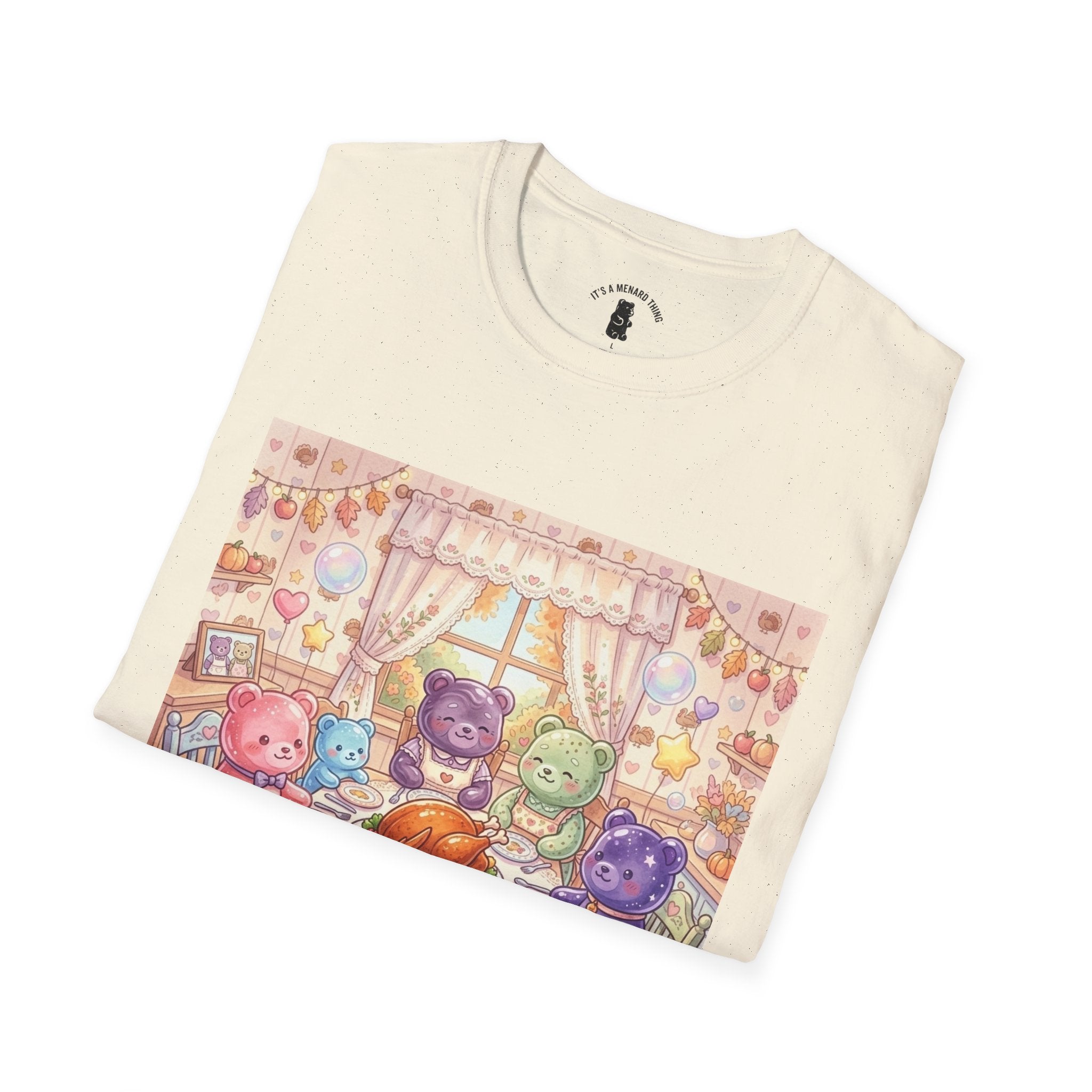 Thanksgiving with the Gummy family, Gooey Gummy Friends- Kawaii Graphic T-Shirt