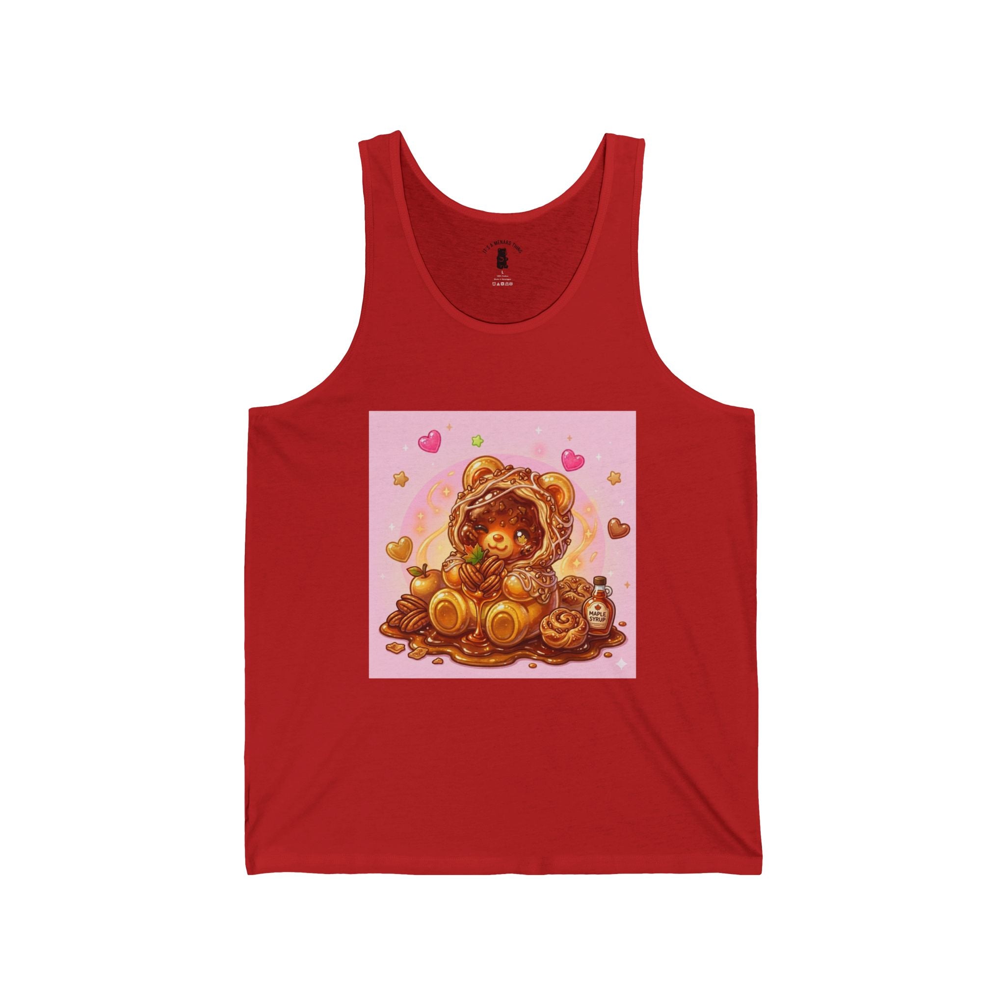 Special Pecan Danish, Gooey Gummy Bear — Kawaii Graphic Tank Top