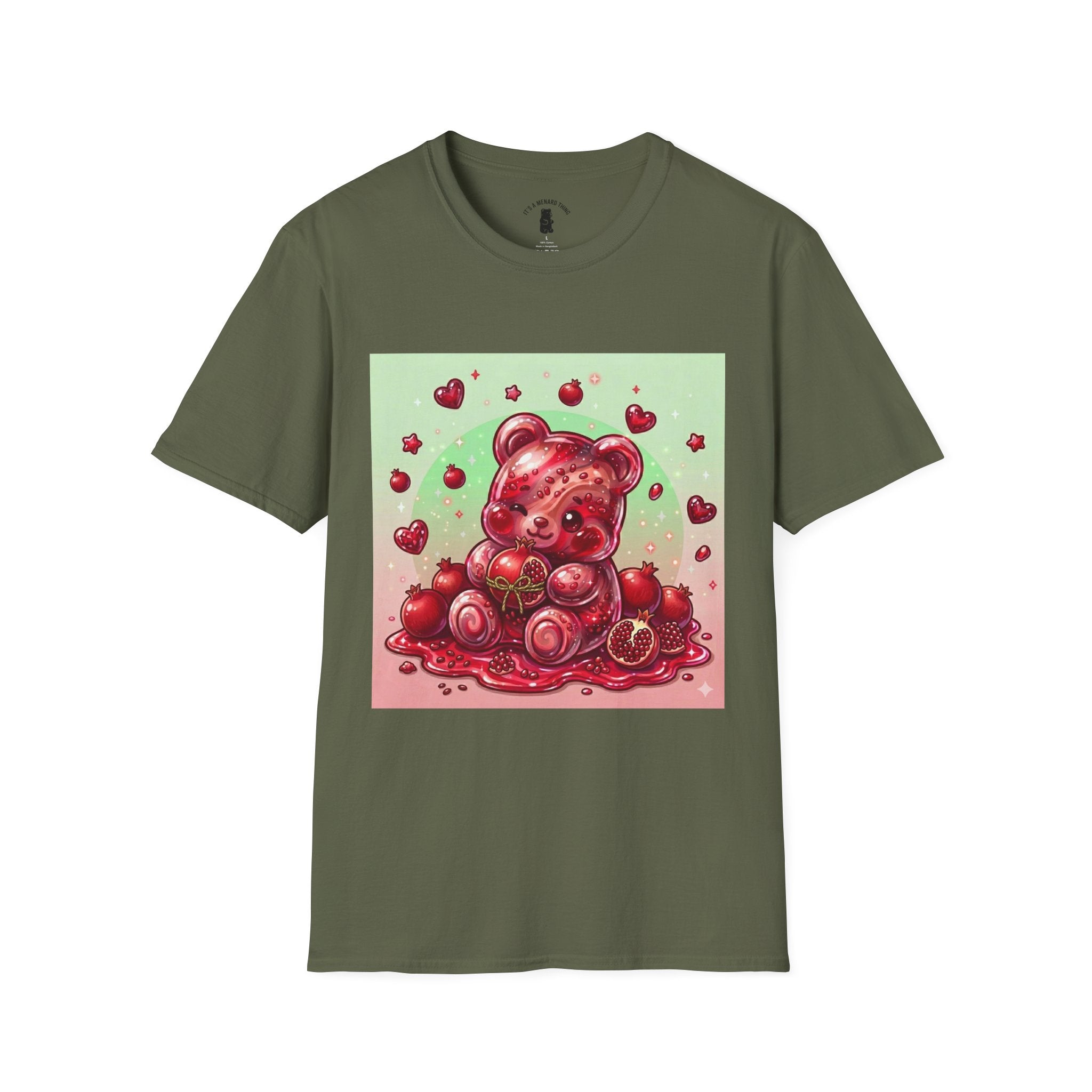 Pomegrante Red Gooey Gummy Bear — Cute Graphic Tee