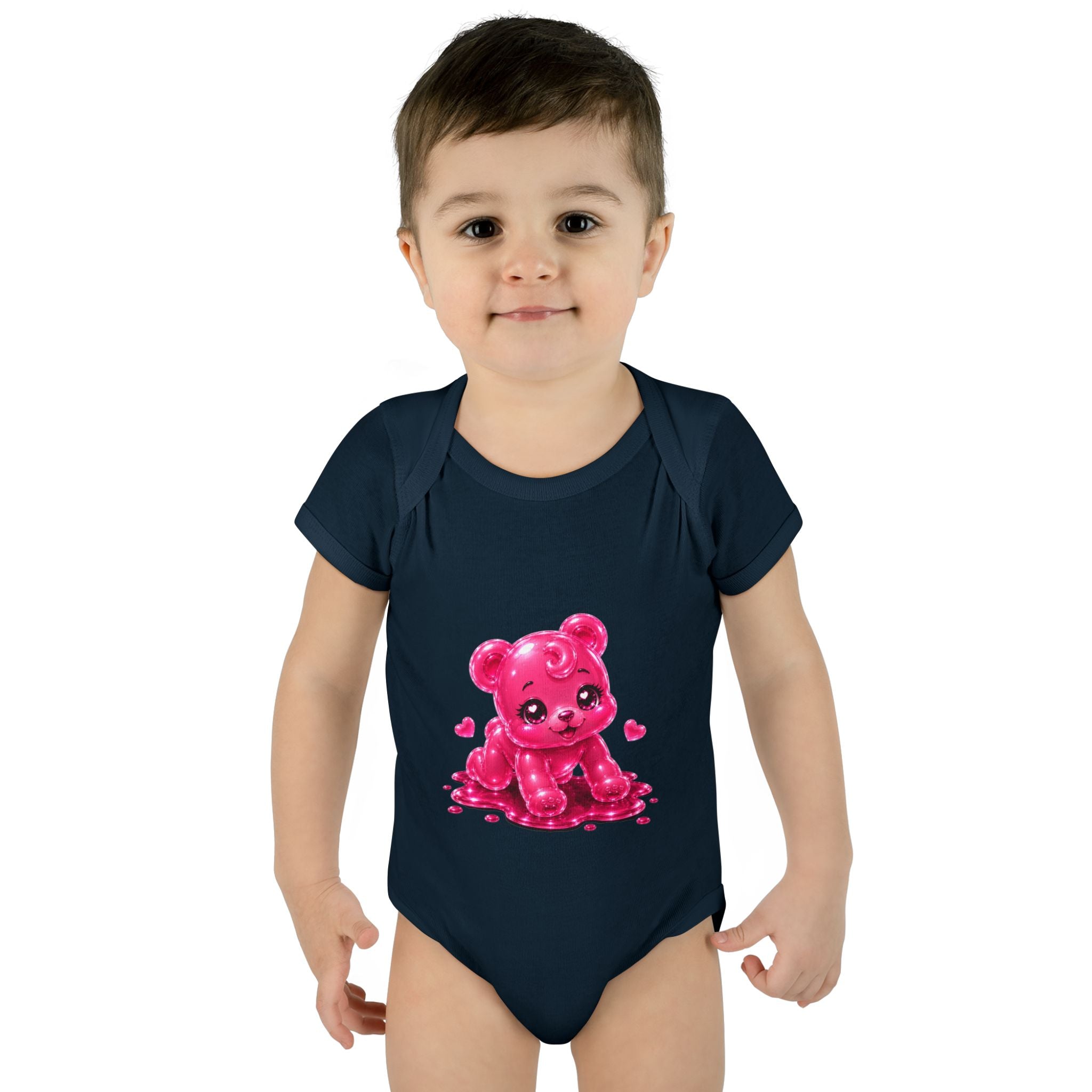 Pink Gummy Bear Infant Bodysuit - Cute Baby Shower Gift