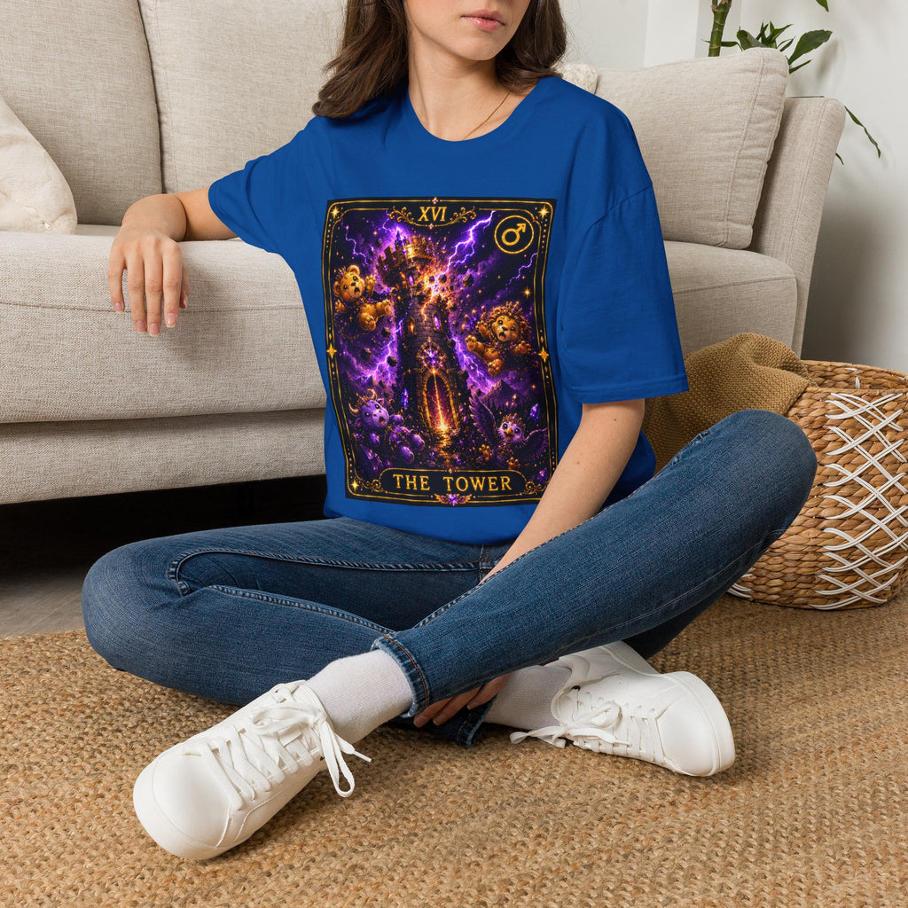 The Tower Tarot Card Oozy Bear Friends Special Addition- Graphic Shirt
