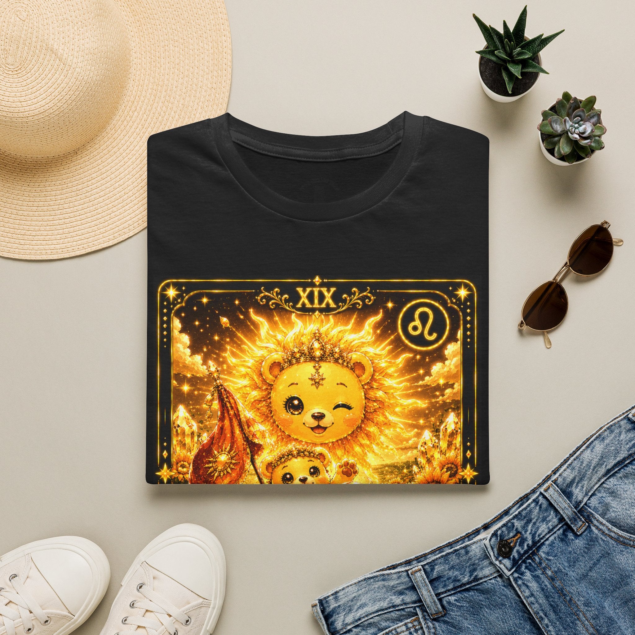 The Sun Tarot Card Golden Oozy Bears Special Addition- Graphic Shirt